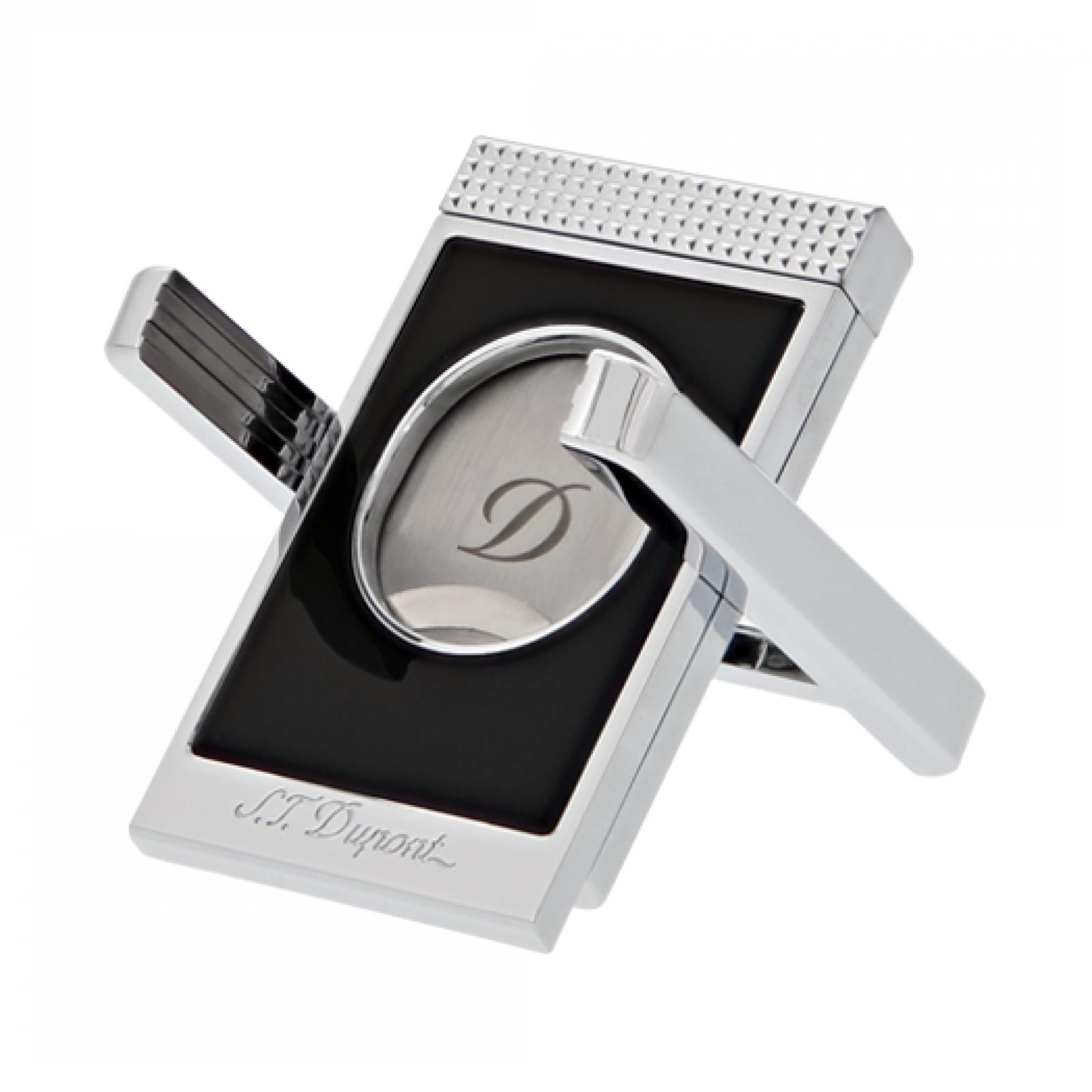 CIGAR CUTTER STAND BLACK CHROME view 2