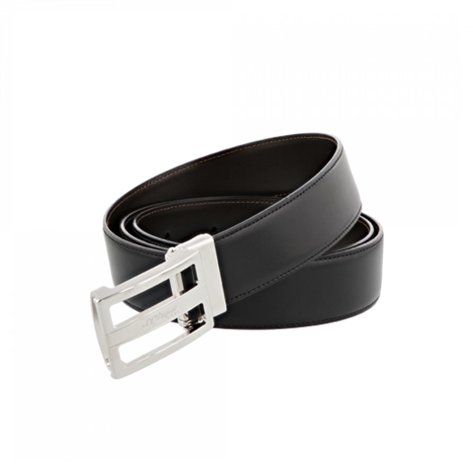 BELT AUTOLOCK RECTANGULAR SHAPE - PALLADIUM/BLACK
