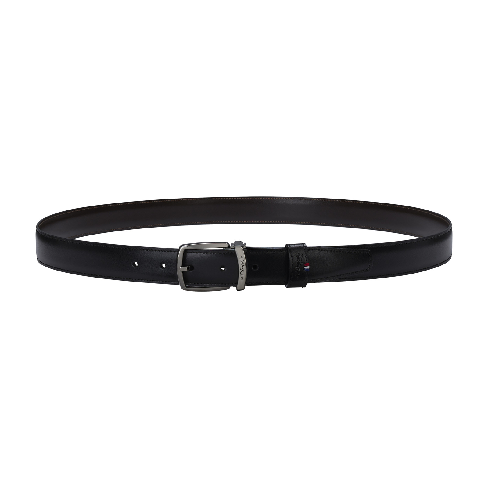 Line D Reversible belt BLACK/BROWN
