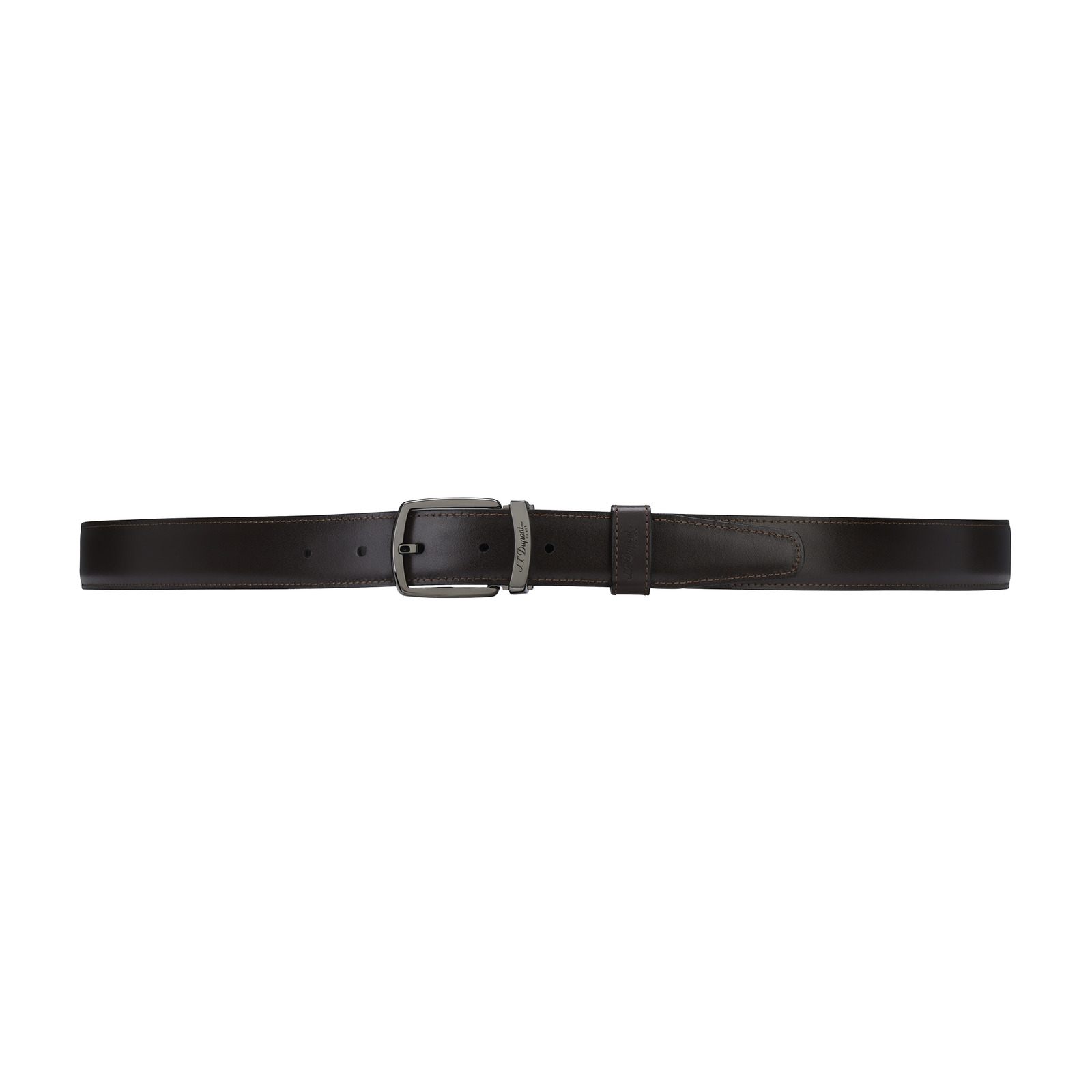 Line D Reversible belt BLACK/BROWN view 4
