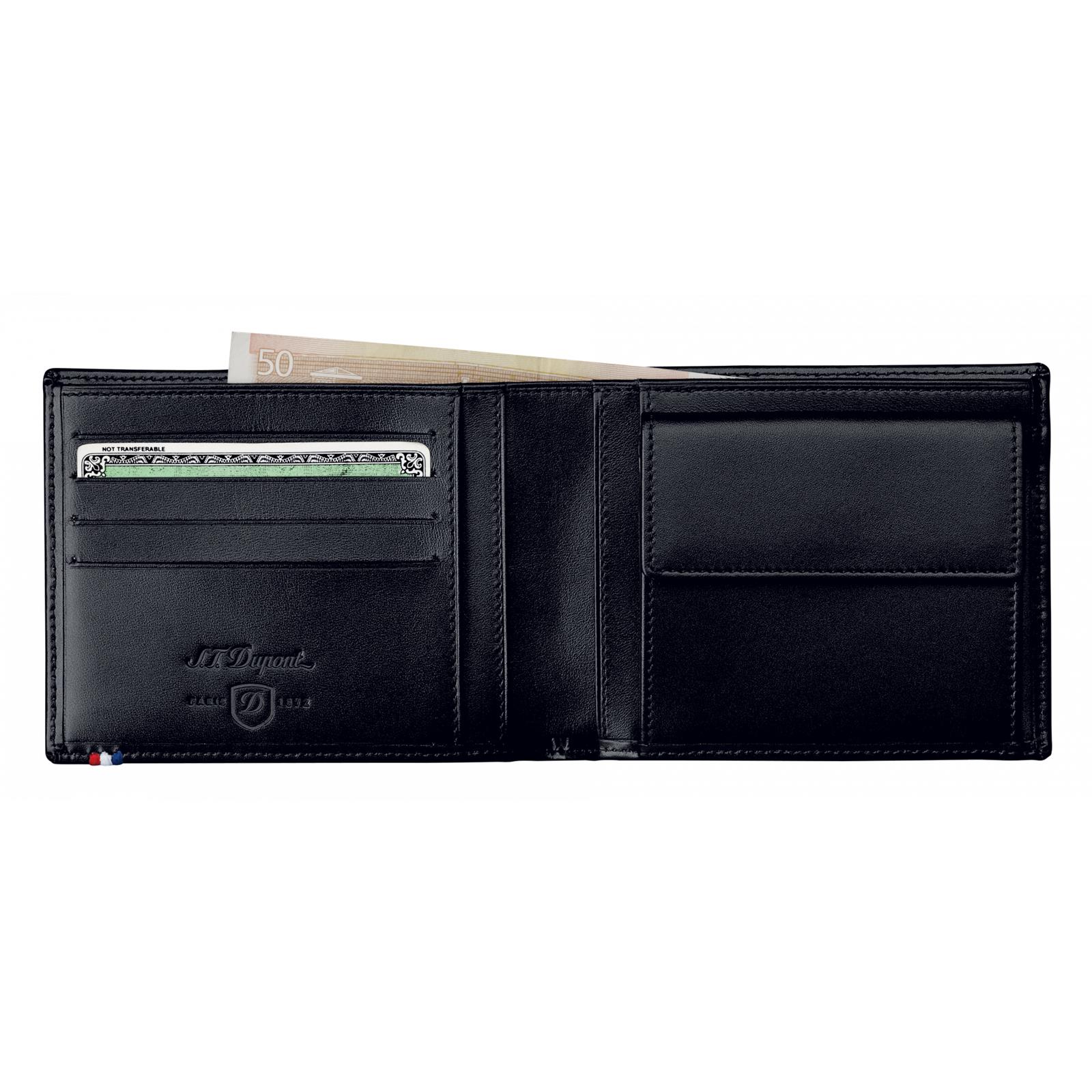 COIN PURSE/BILLFORD, 4 CREDIT CARDS, LINE D LEATHER view 2