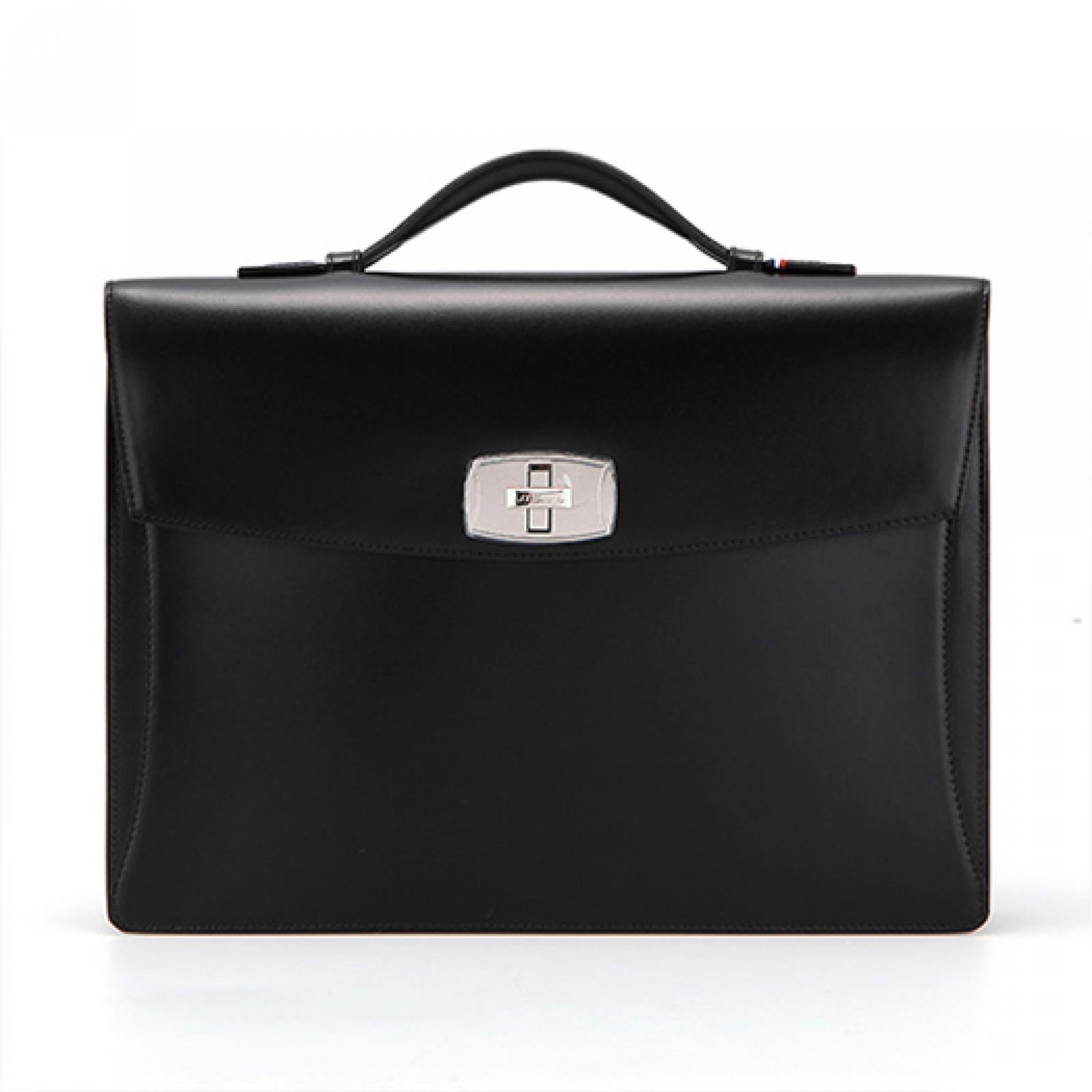 TOURNIQUET BRIEFCASE, LINE D LEATHER view 2