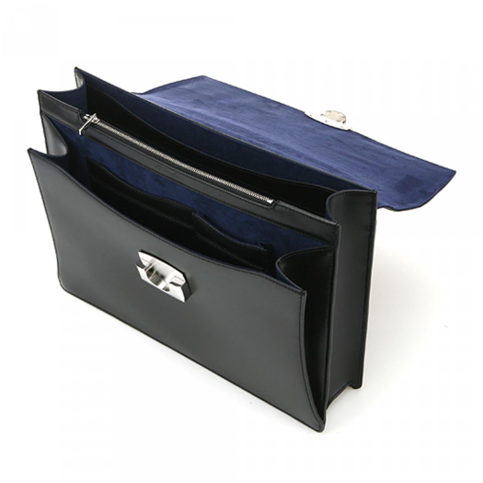 ONE GUSSET BRIEFCASE, LINE D LEATHER view 4