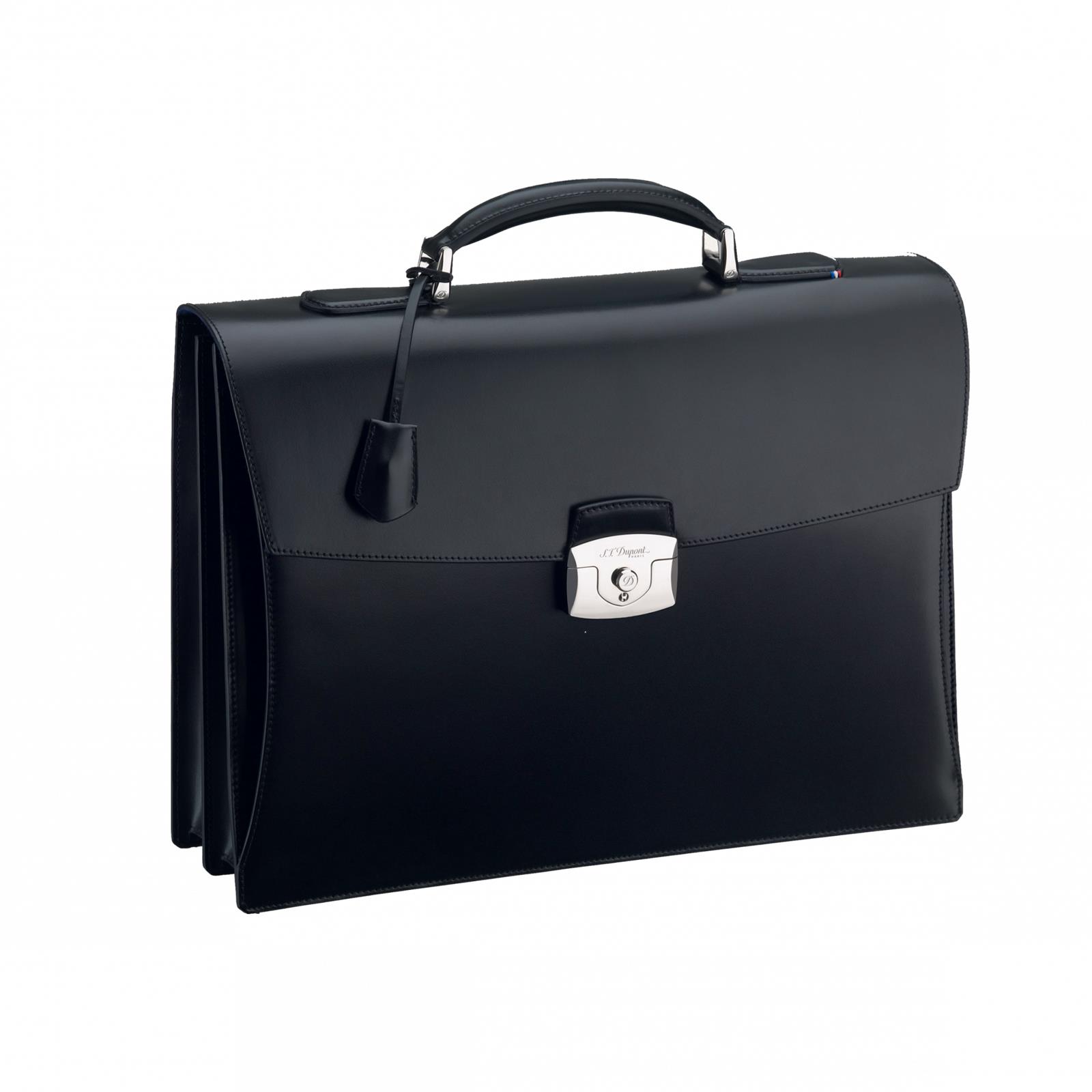 DOUBLE GUSSET BRIEFCASE, LINE D LEATHER view 2