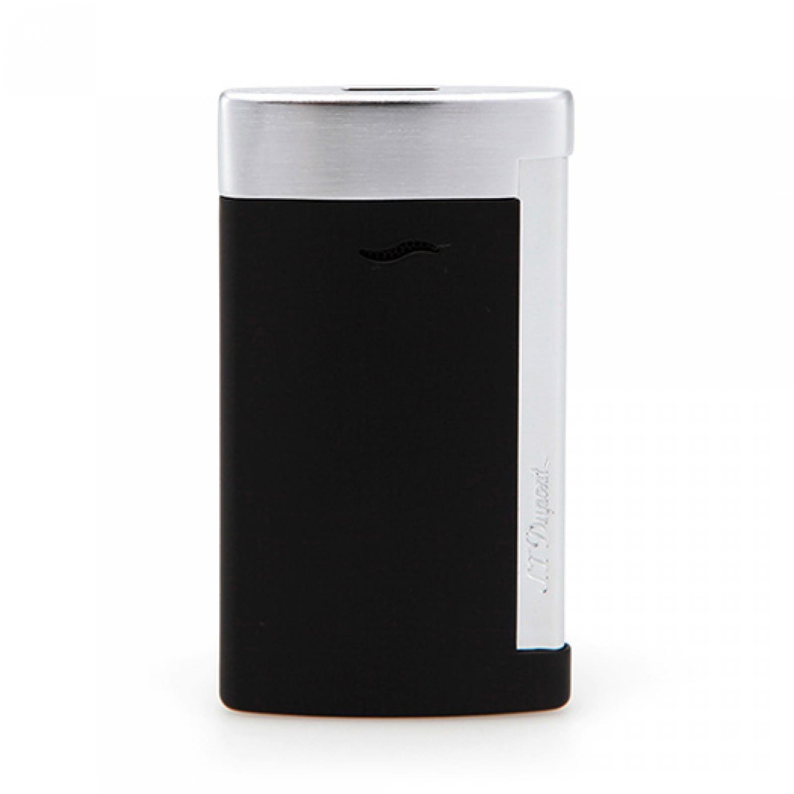 SLIM7 BLACK MATTE AND BRUSHED CHROME FINISH LIGHTER view 2