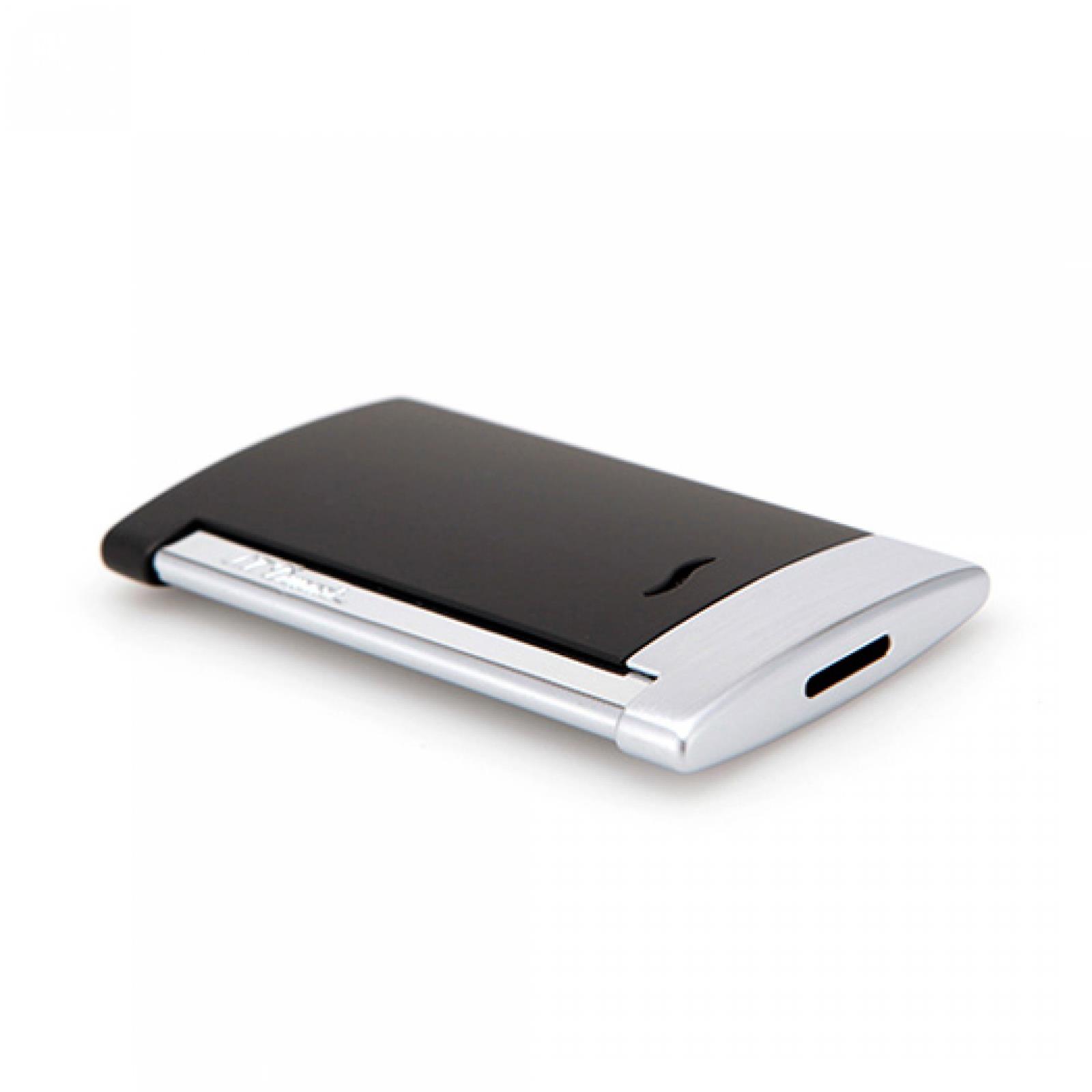 SLIM7 BLACK MATTE AND BRUSHED CHROME FINISH LIGHTER view 4