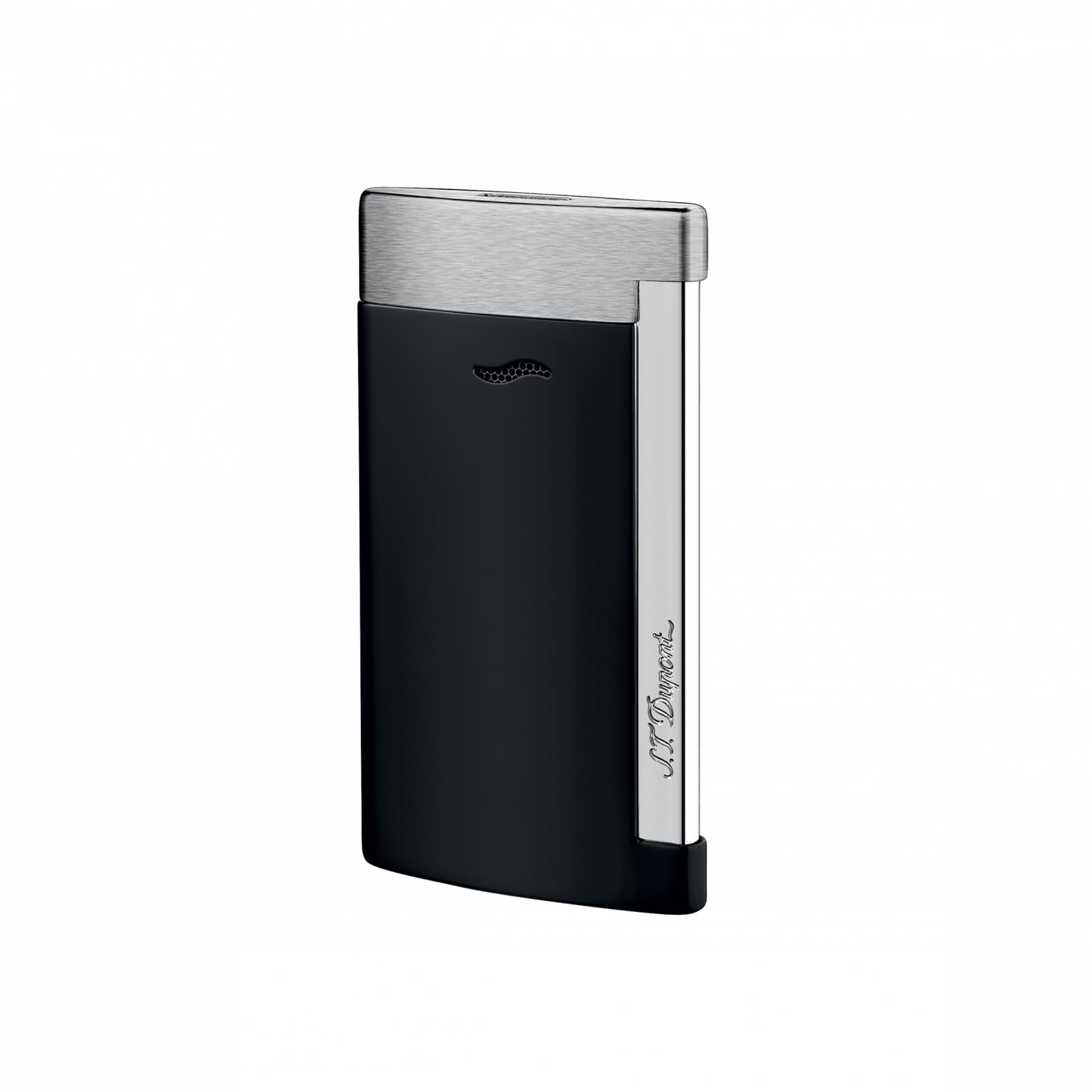 SLIM7 BLACK MATTE AND BRUSHED CHROME FINISH LIGHTER