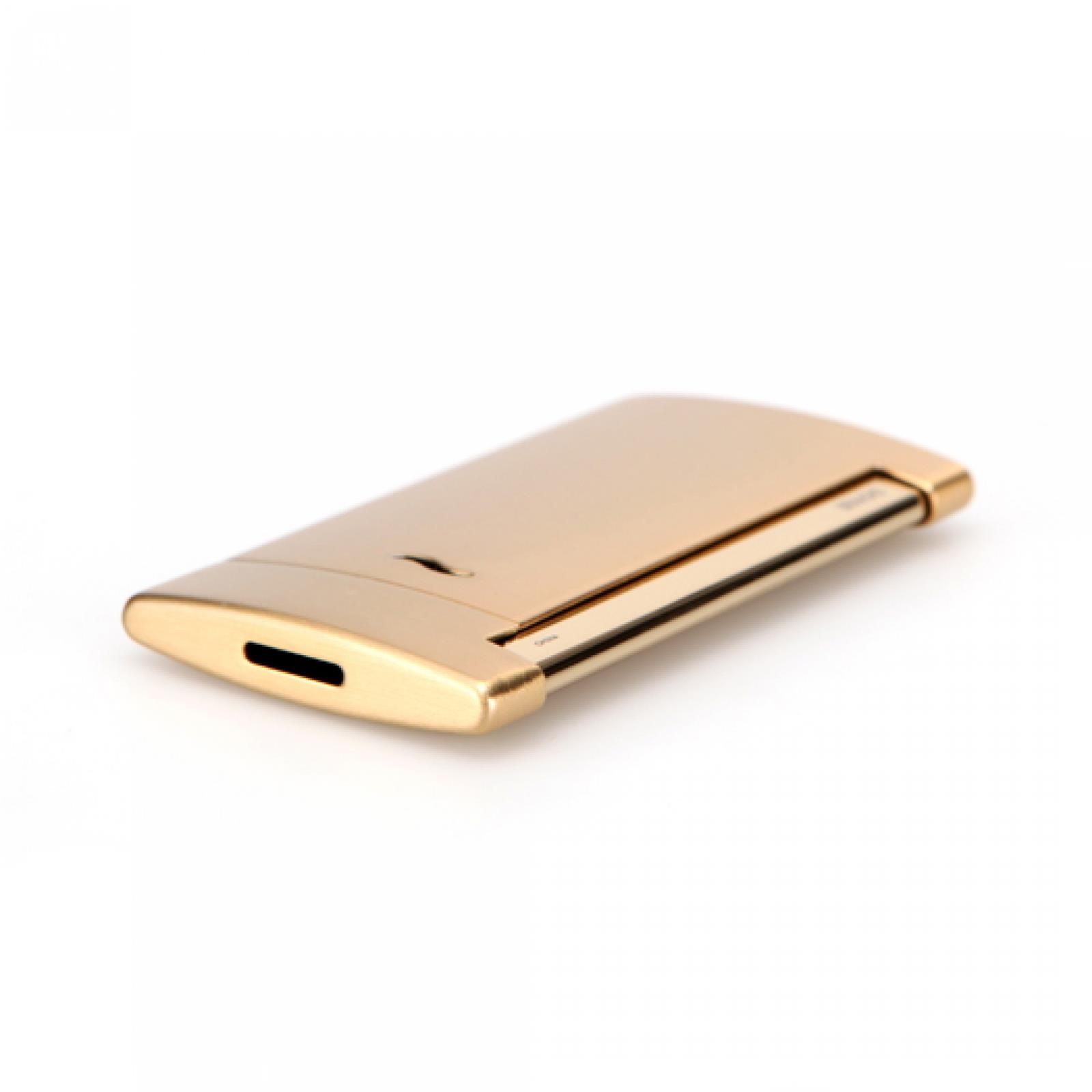 SLIM7 FULL GOLDEN BRUSHED LIGHTER view 4