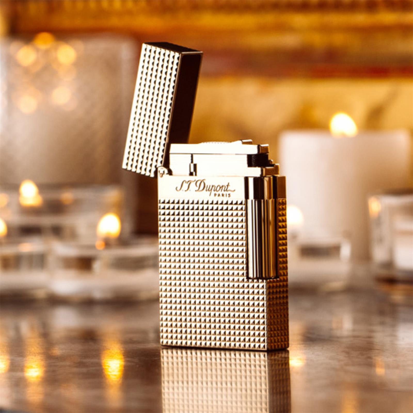 LIGNE2 YELLOW GOLD FINISH LIGHTER view 2