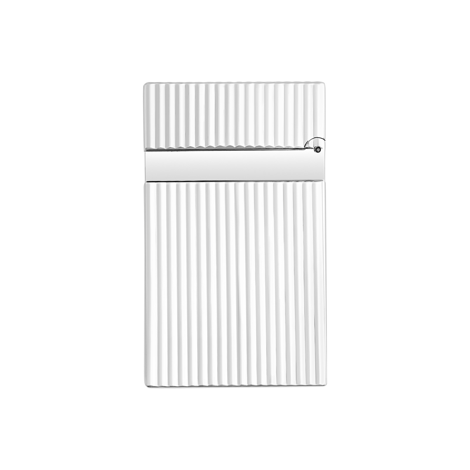 Ligne 2 Guilloche lighter Silver view 3