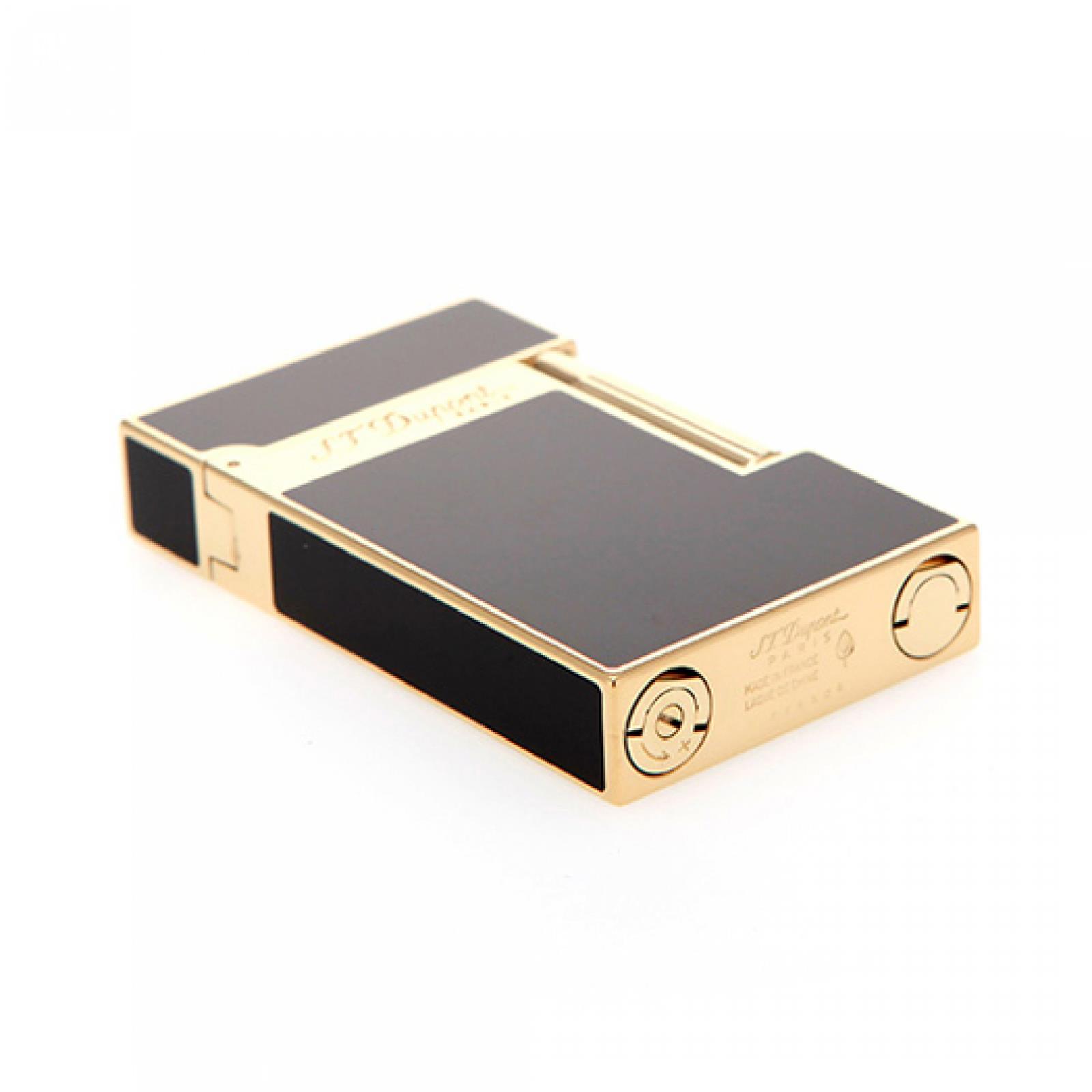 YELLOW GOLD FINISH NATURAL LACQUER LIGHTER view 4