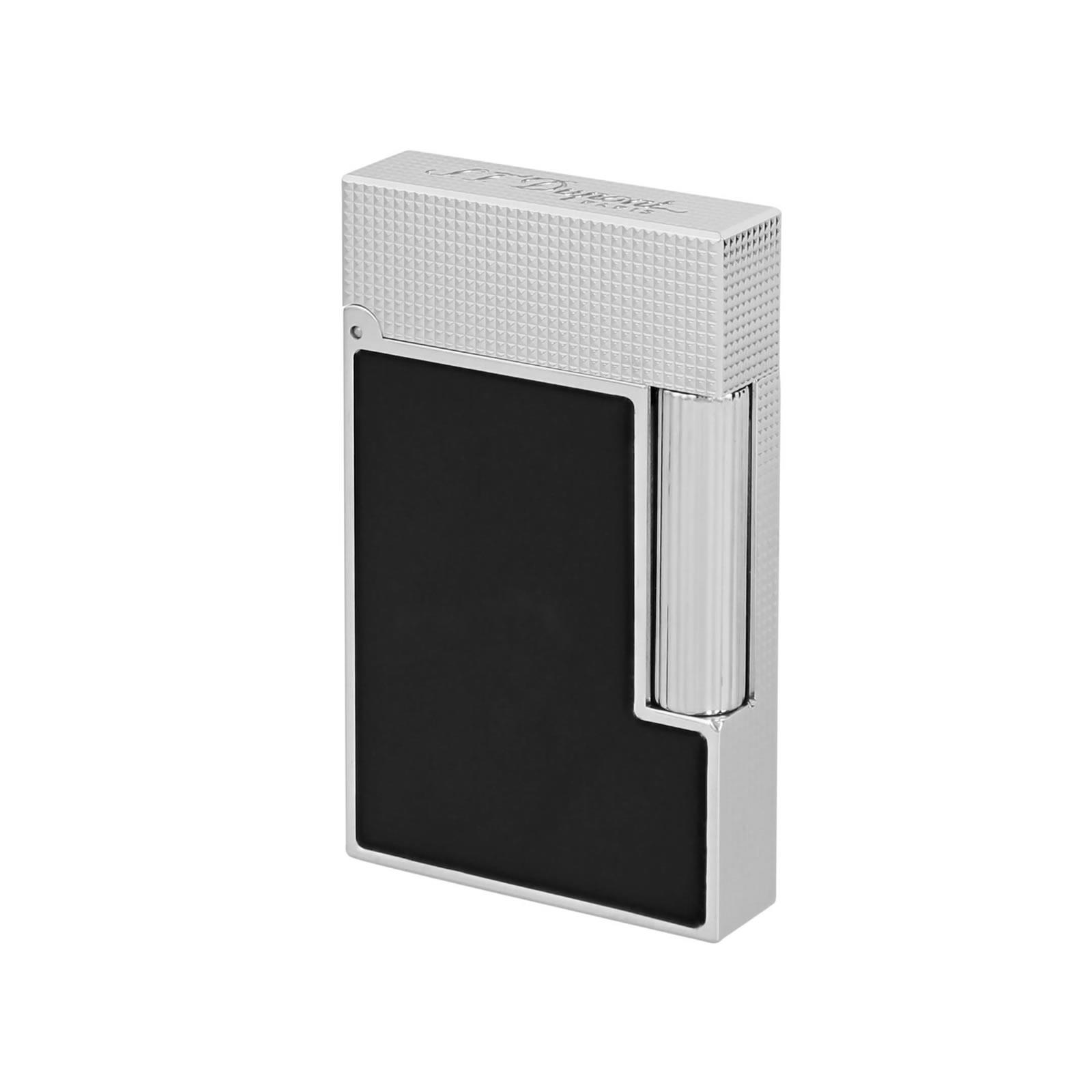 LIGNE2 MICRODIAMOND HEAD PLATINUM LIGHTER