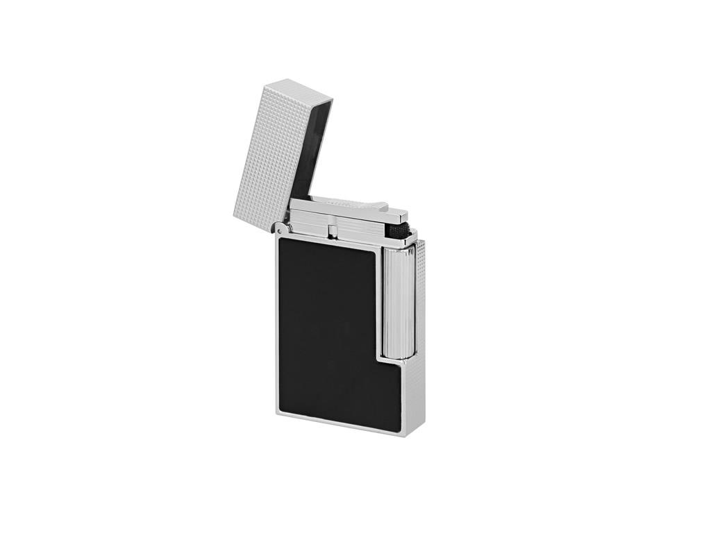 LIGNE2 MICRODIAMOND HEAD PLATINUM LIGHTER view 3