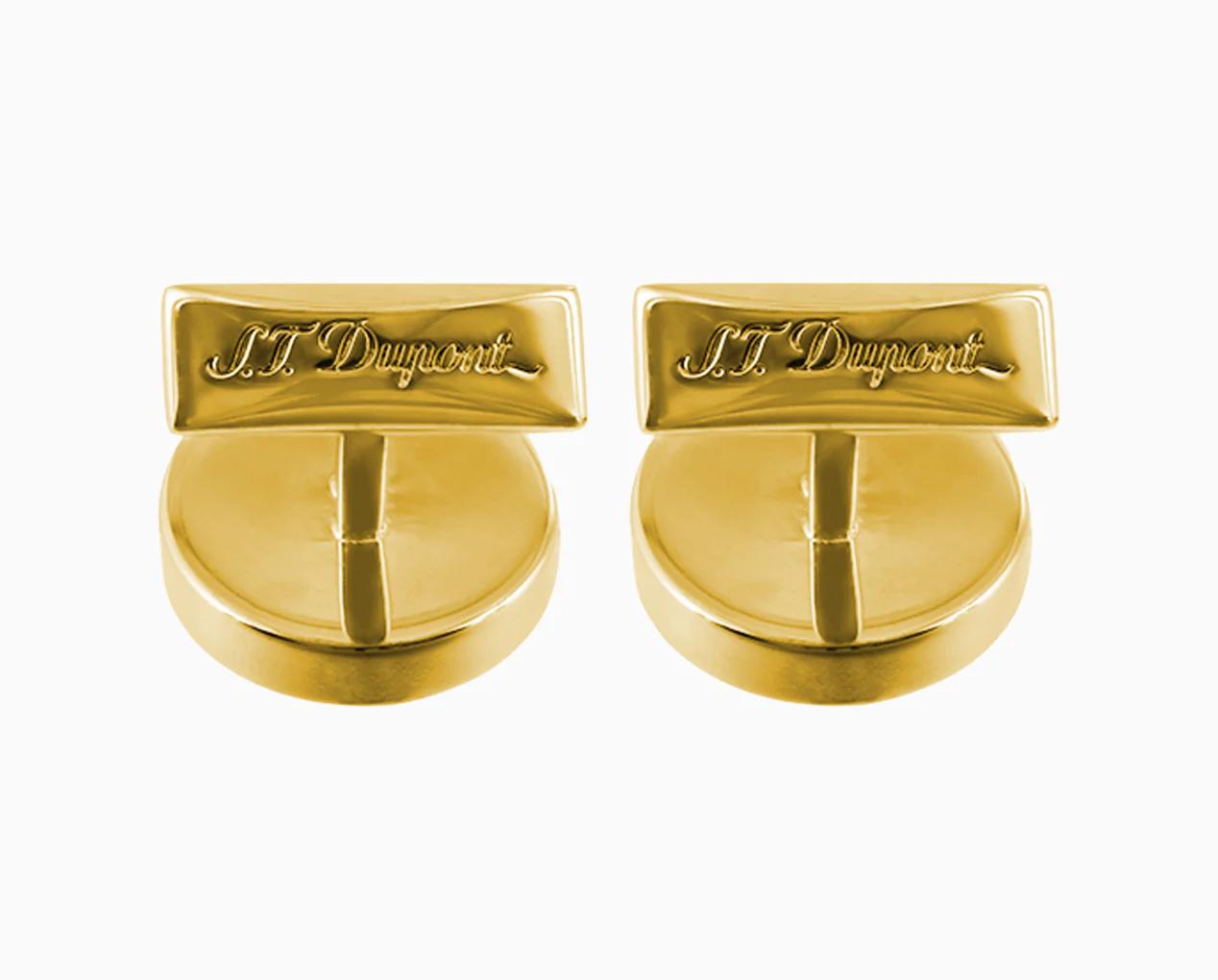 CUFFLINKS STD BLACK LAQ/GOLDEN view 4