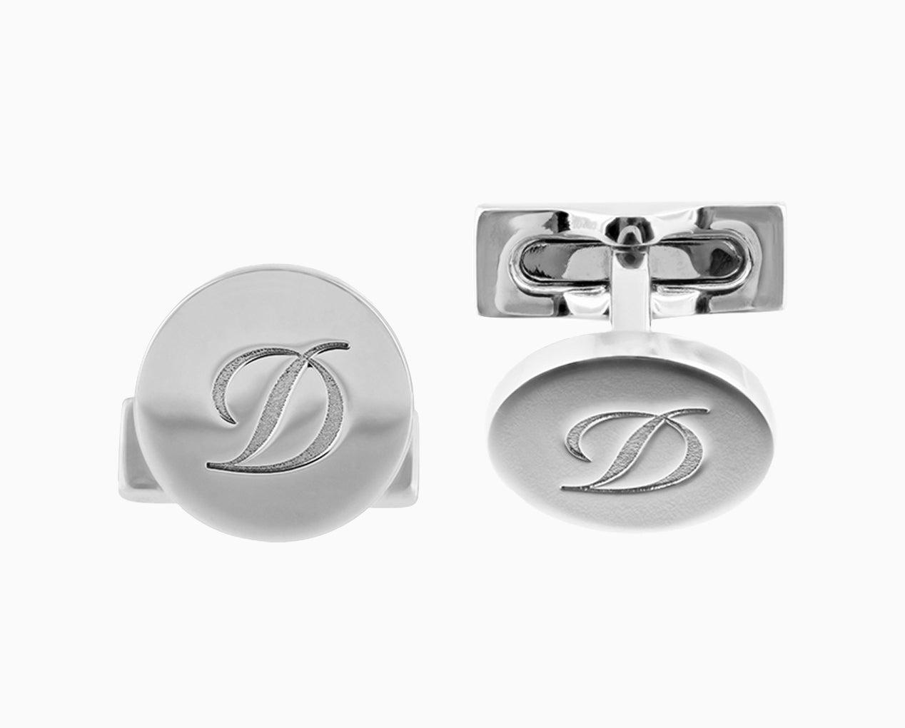 CUFFLINKS D SILVER view 2