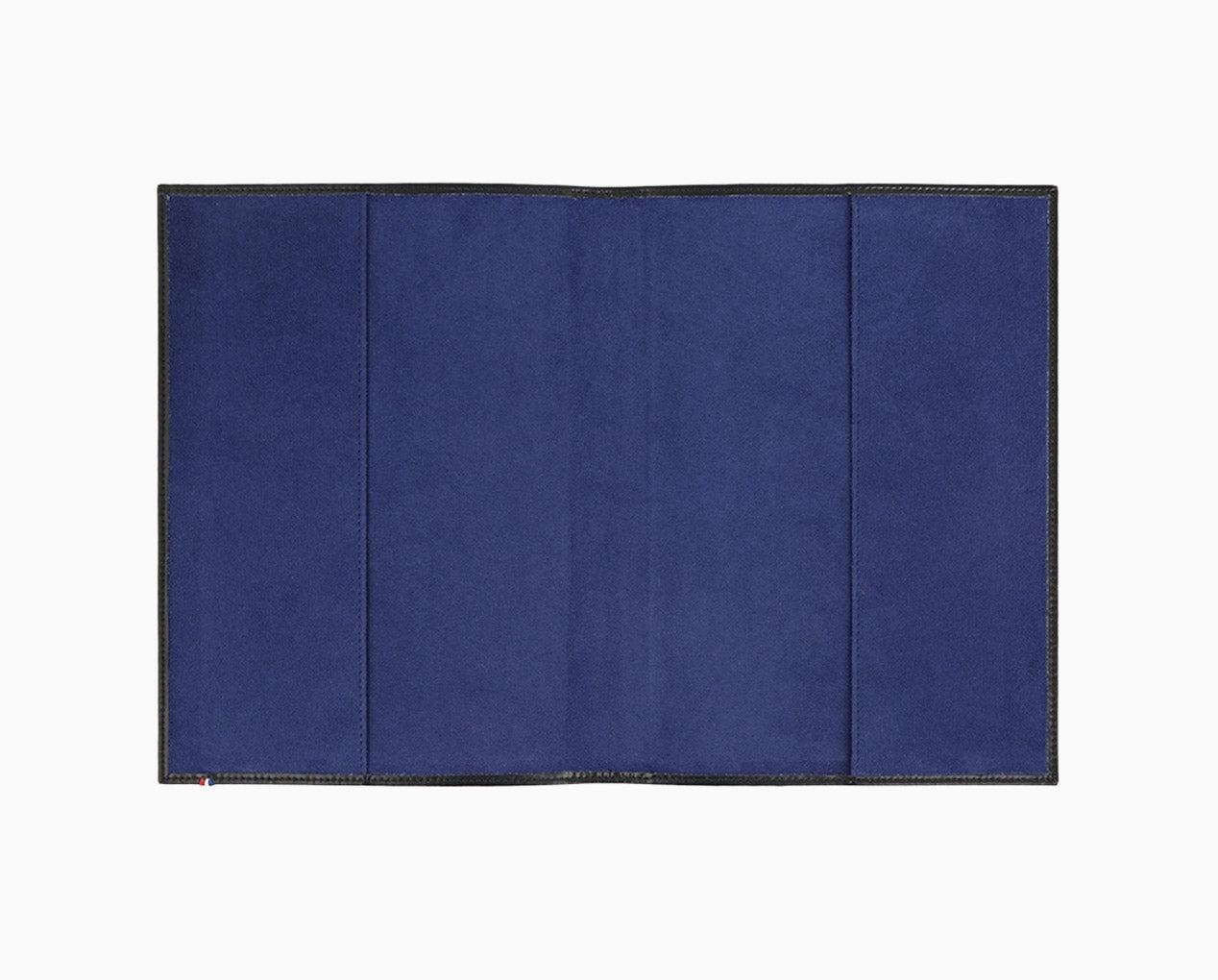 NOTEBOOK COVER SMOOTH LEATHER A5 BLACK view 4