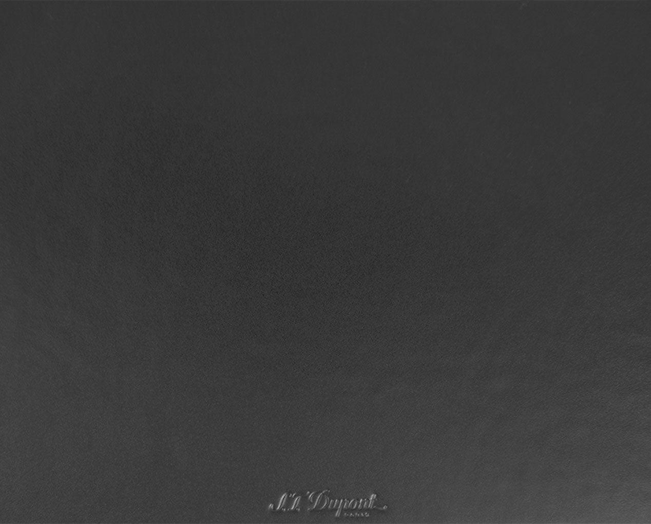 DESK PAD LEATHER BLACK view 2