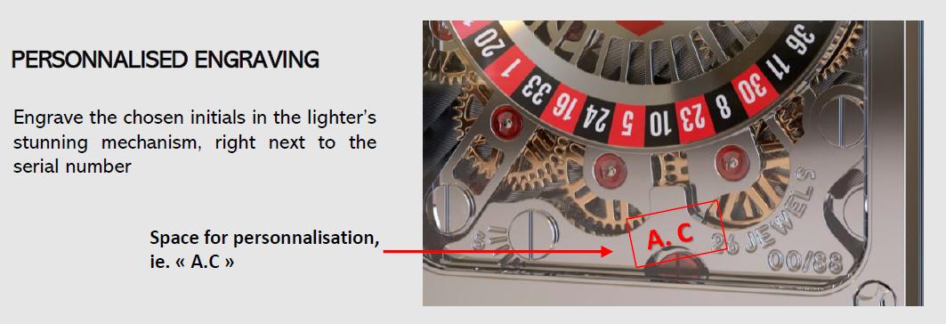 LIGHTER HAUTE CREATION COMPLICATION CASINO PALLADIUM view 2