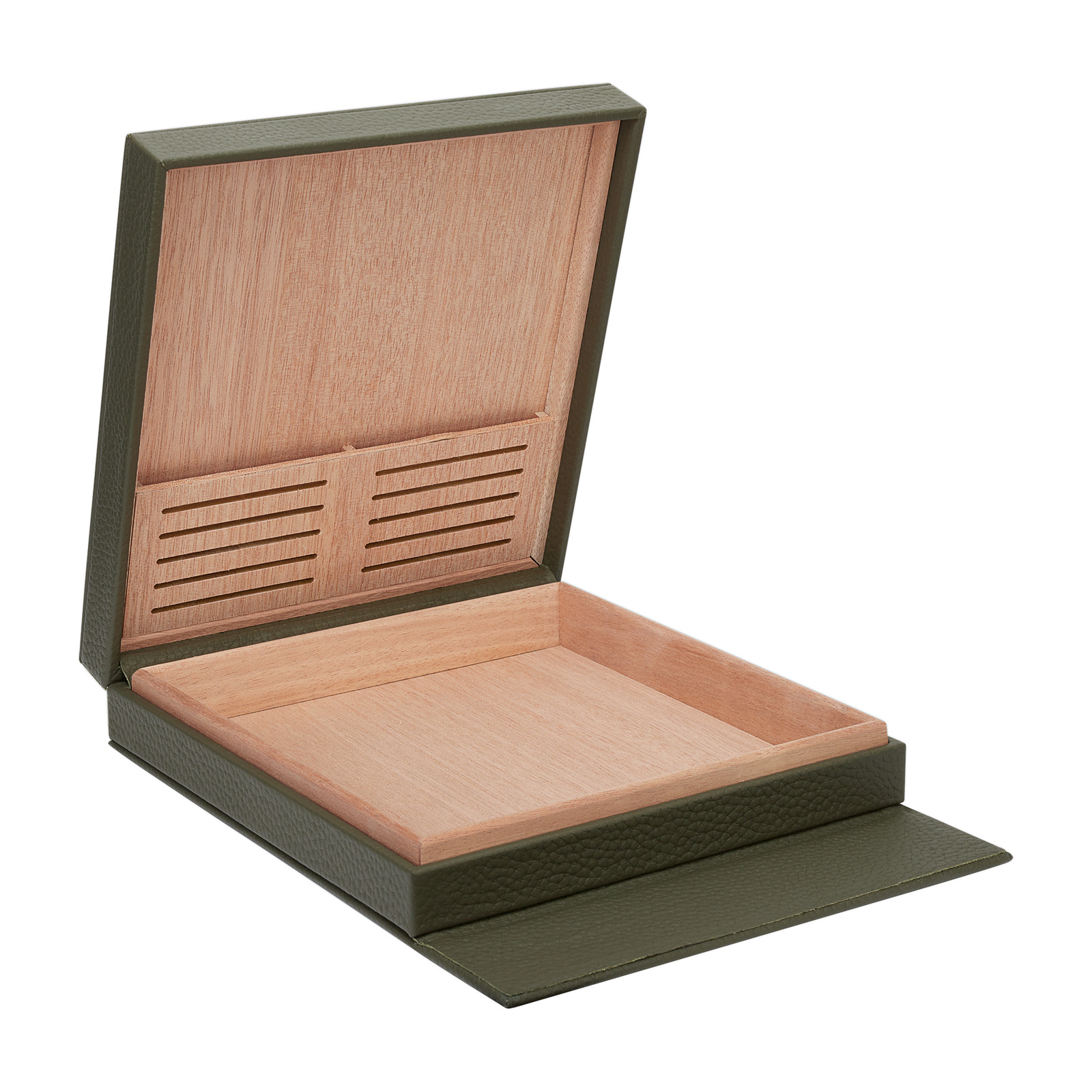 cigar humidor Humidor 8 cigars  khaki view 2