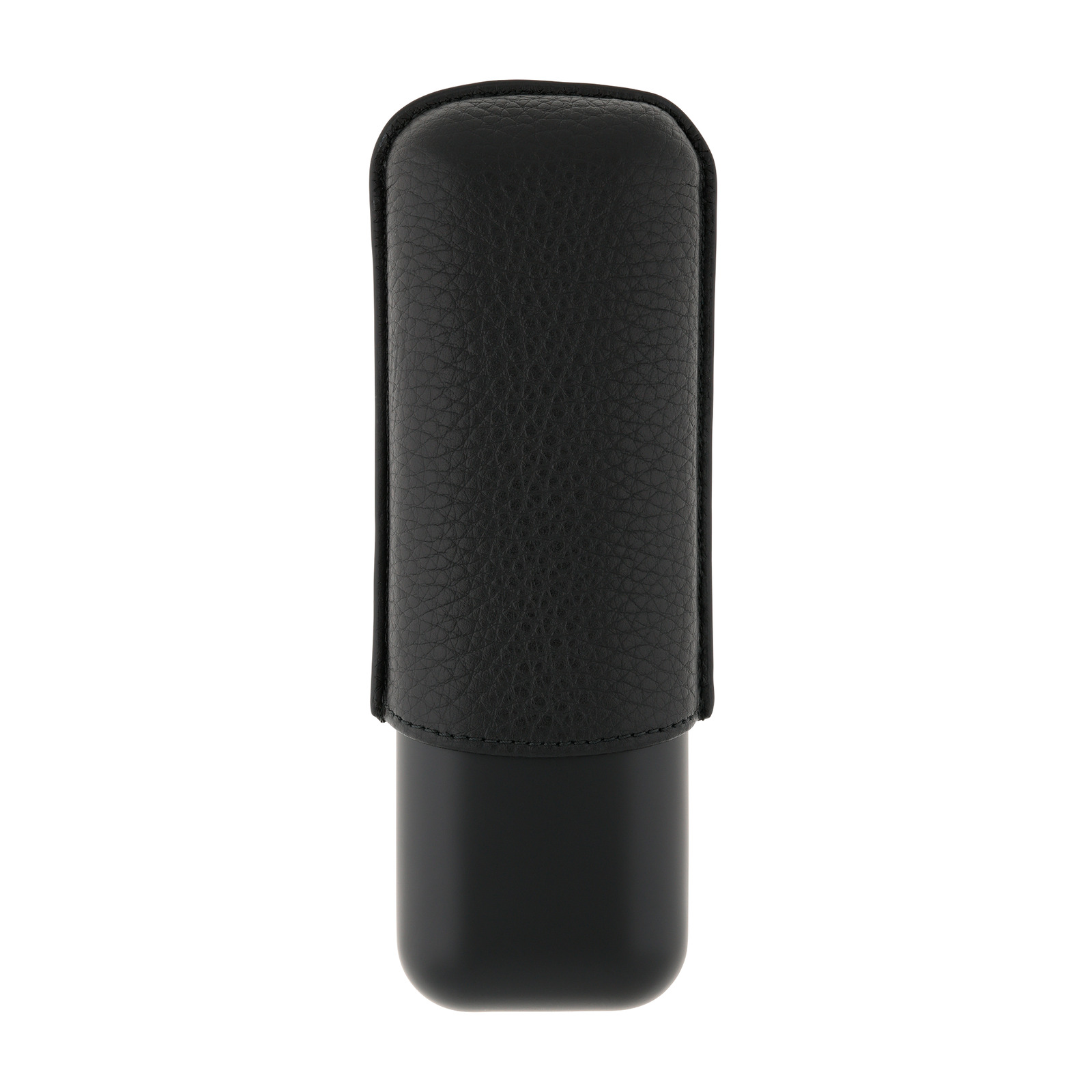 2 cigar case Leather case  black view 2