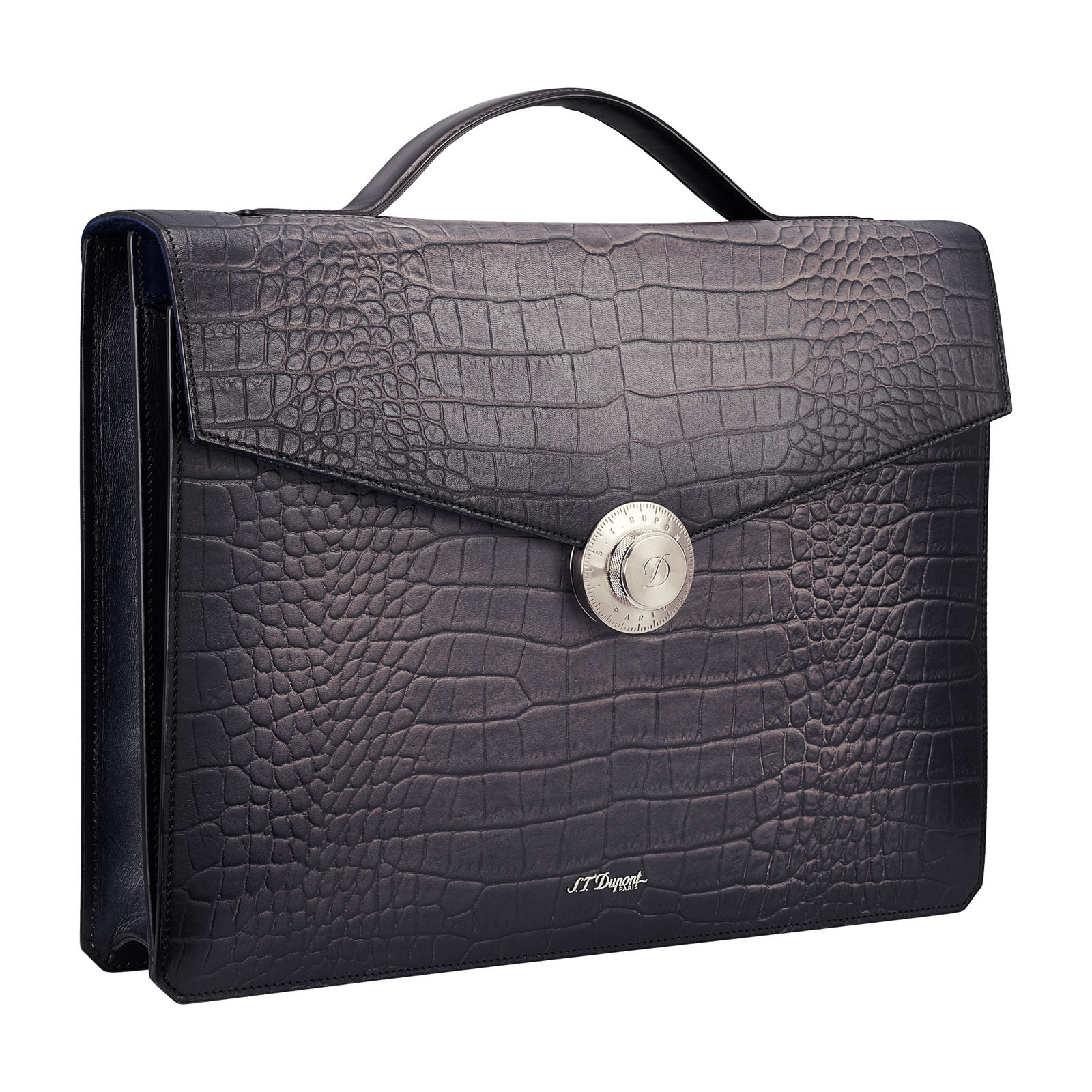 Atelier Leather-briefcase Black view 3
