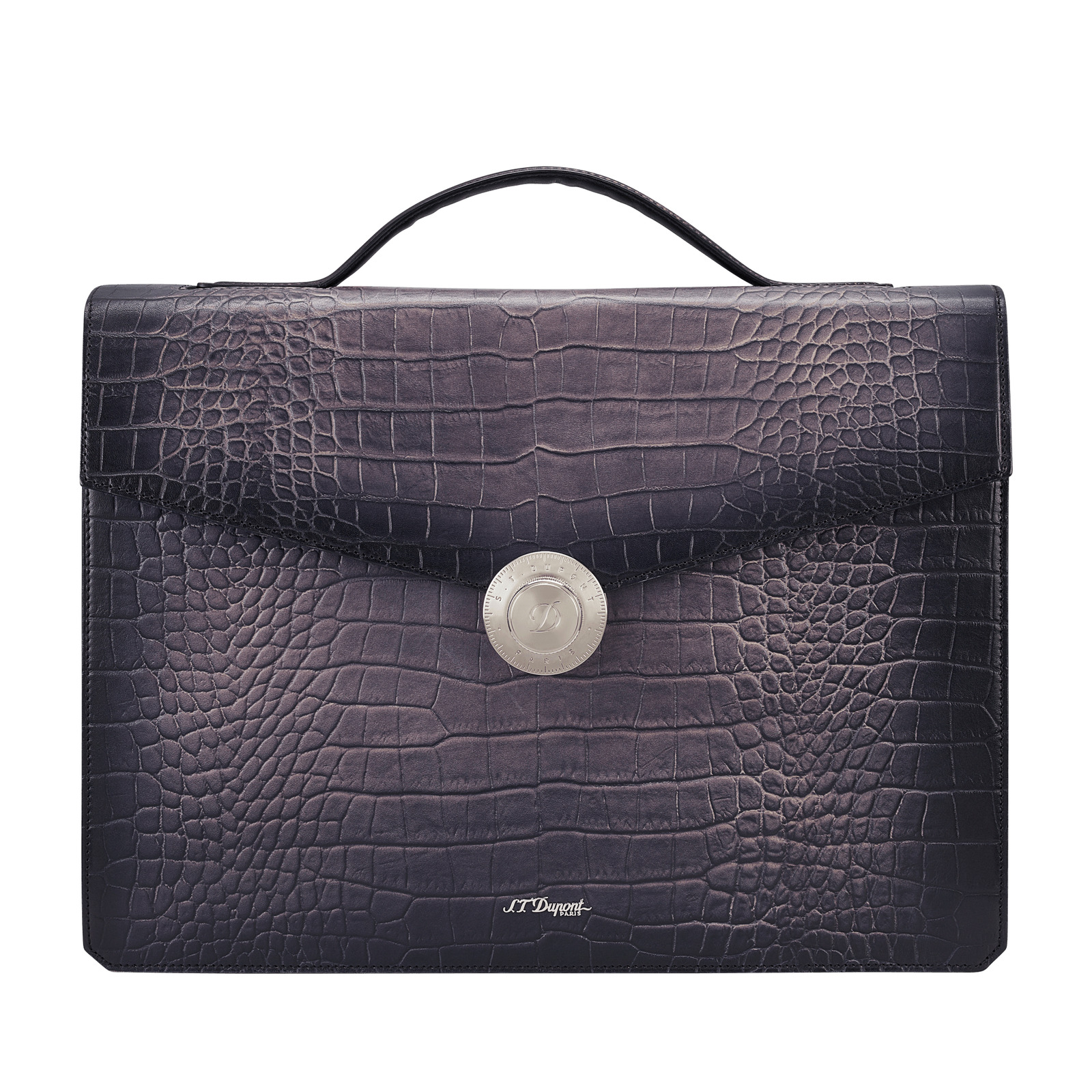 Atelier Leather-briefcase Black
