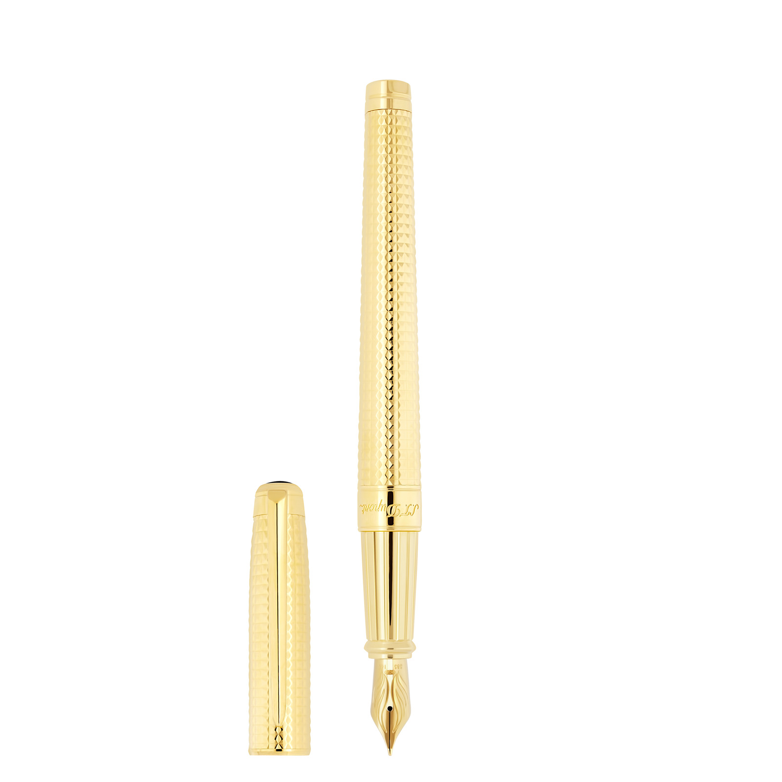 Line D Eternity Fountain pen Gold view 3