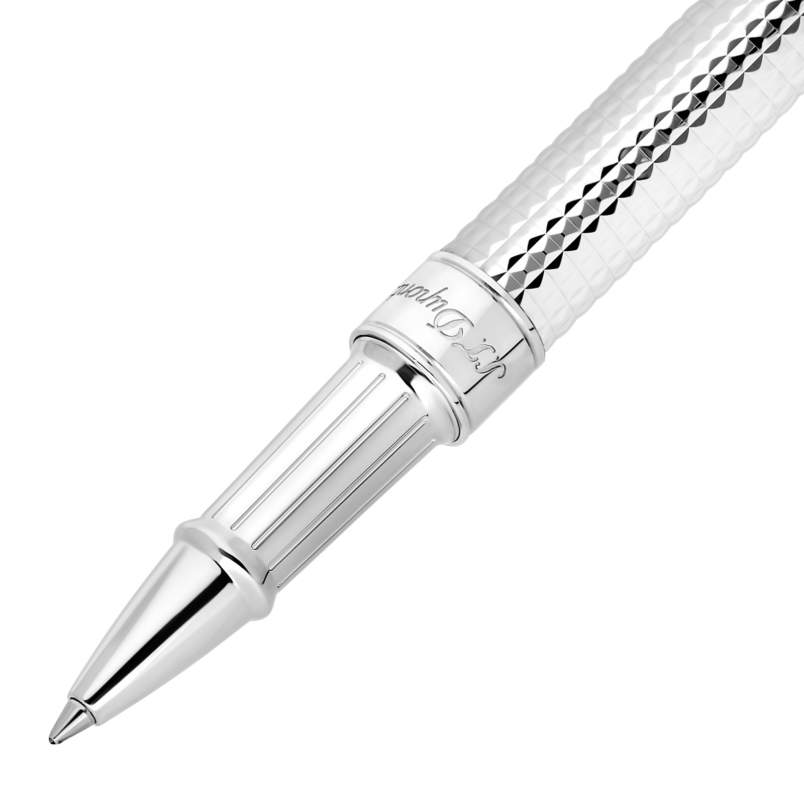 line d eternity Rollerball pen Medium silver view 2