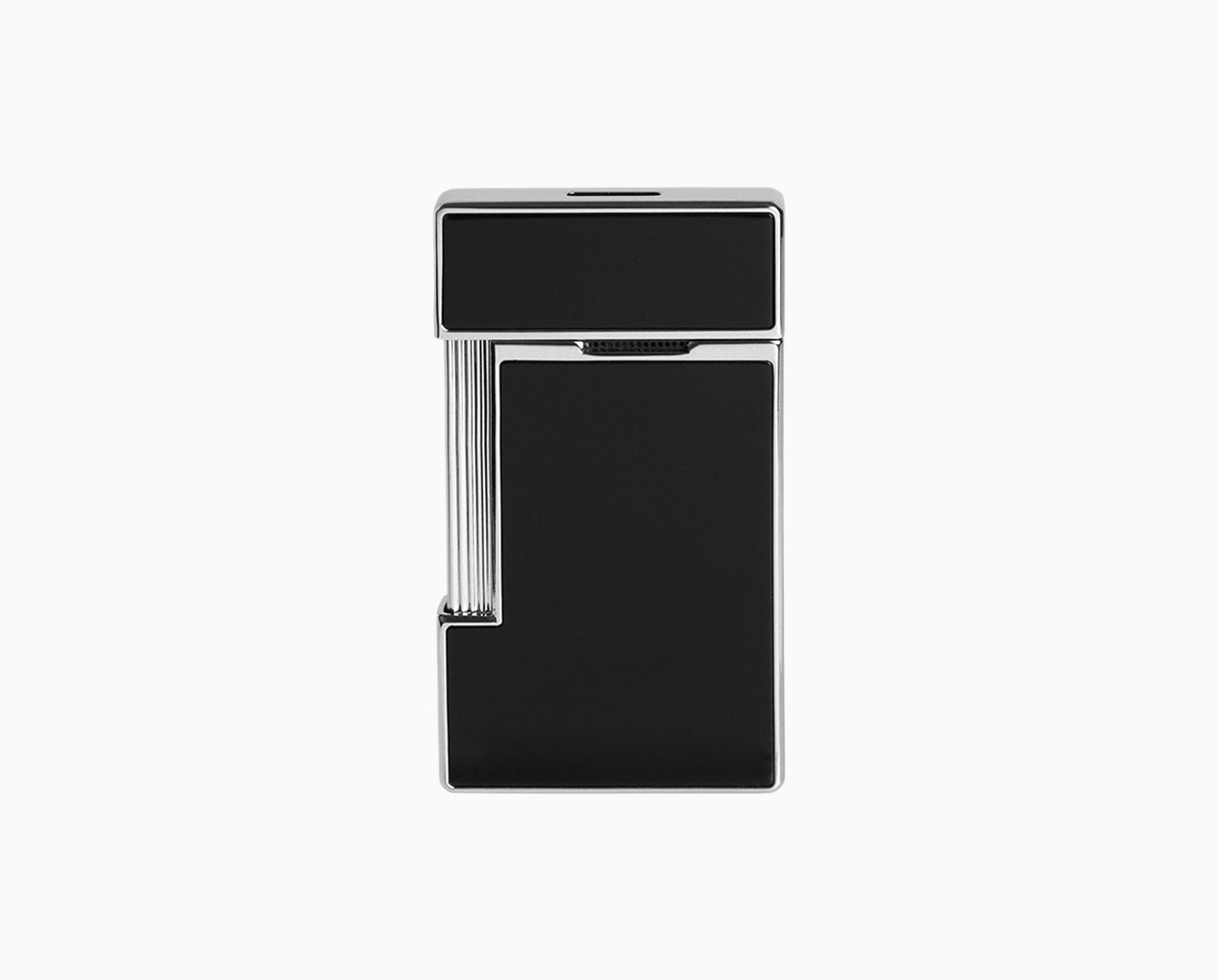 Slimmy Lighter Black Lacquer and Chrome view 2