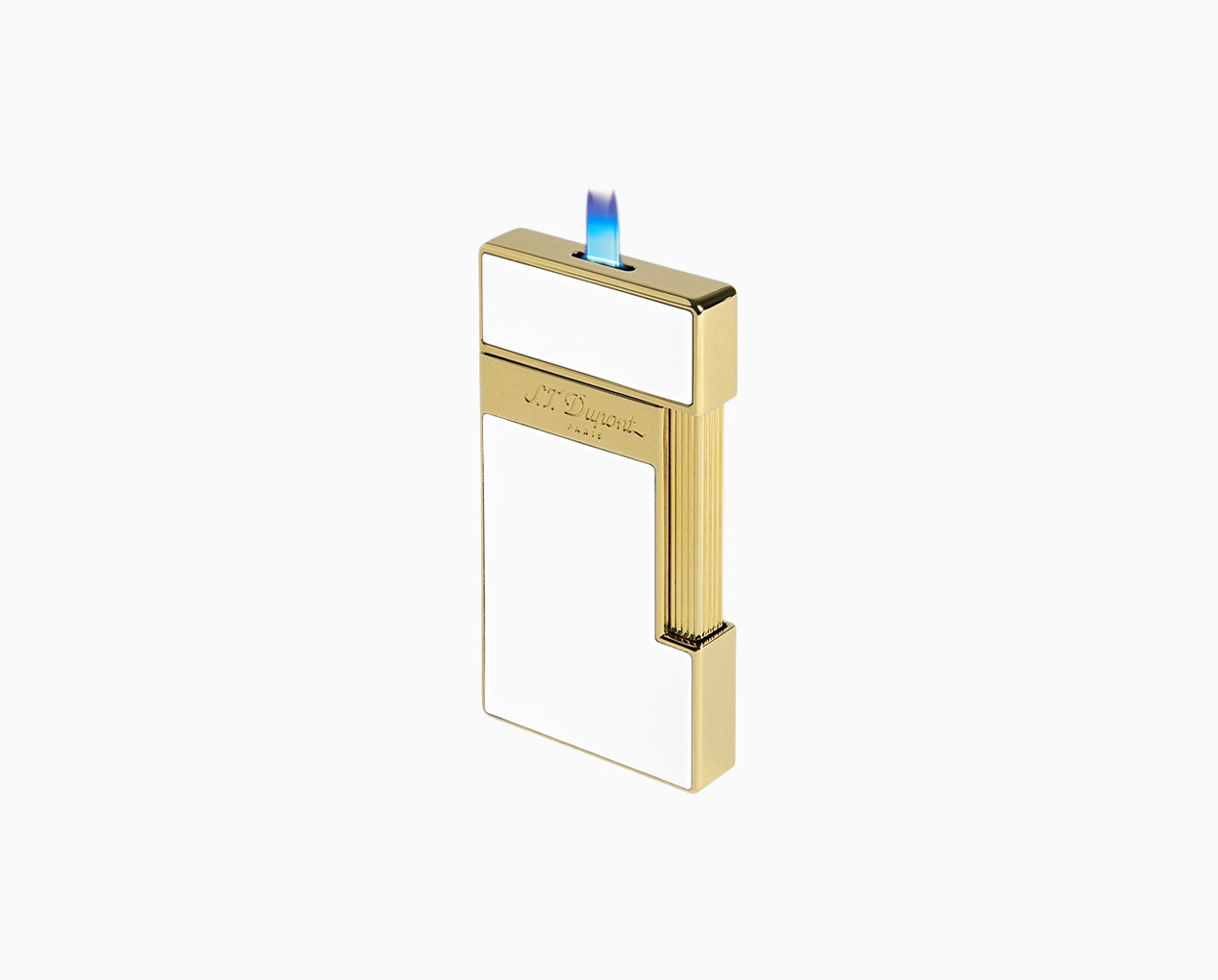 Slimmy Lighter White Lacquer and Gold view 4