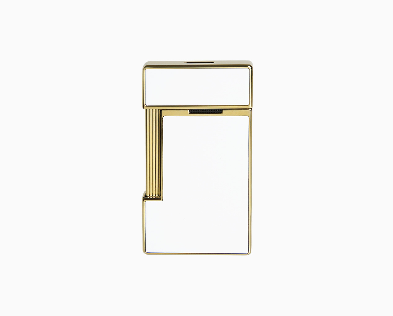 Slimmy Lighter White Lacquer and Gold view 3