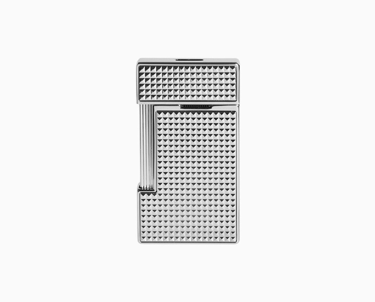 Slimmy Diamond-Point Silver Lighter view 2
