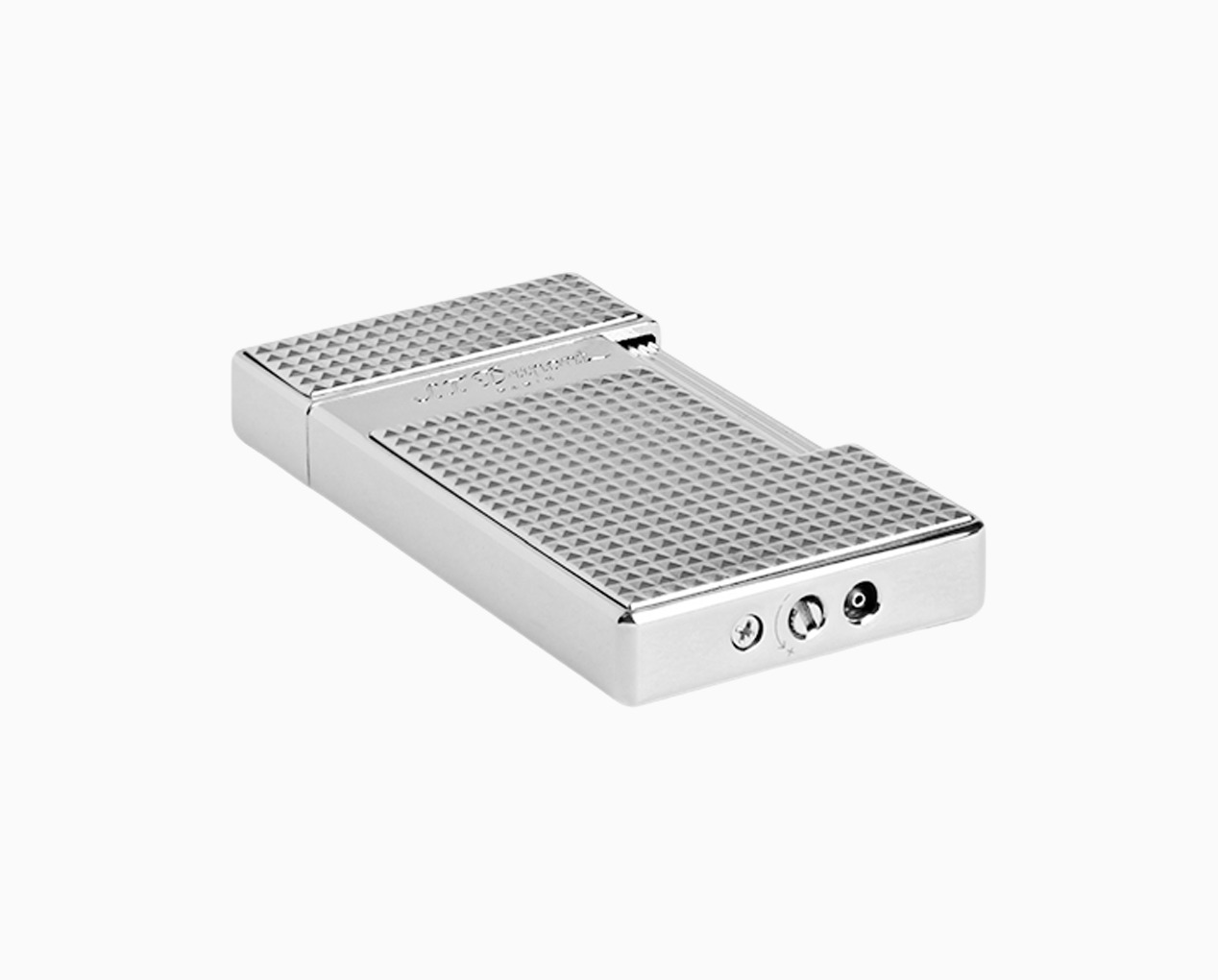 Slimmy Diamond-Point Silver Lighter view 3