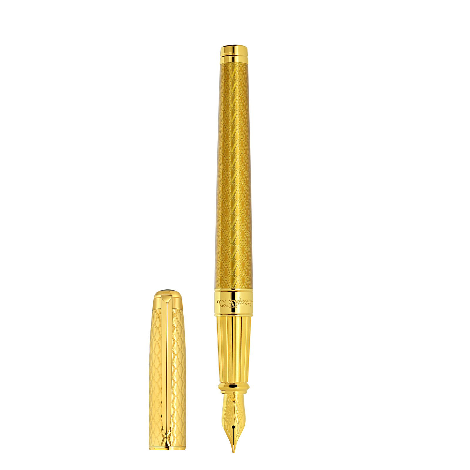 Line D Eternity Fountain pen Gold view 3