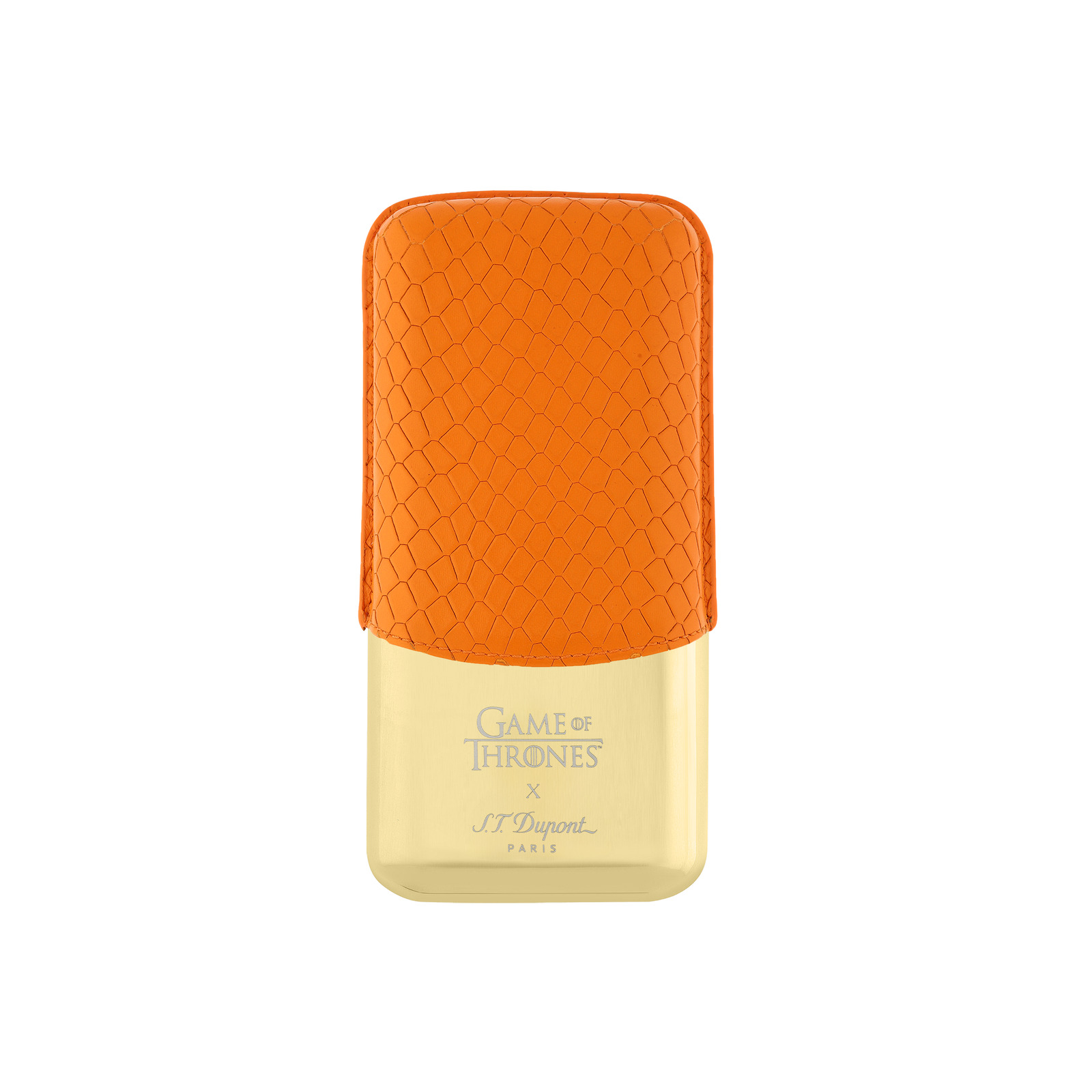 3 cigar case Leather case Game of Thrones Fire Orange view 2