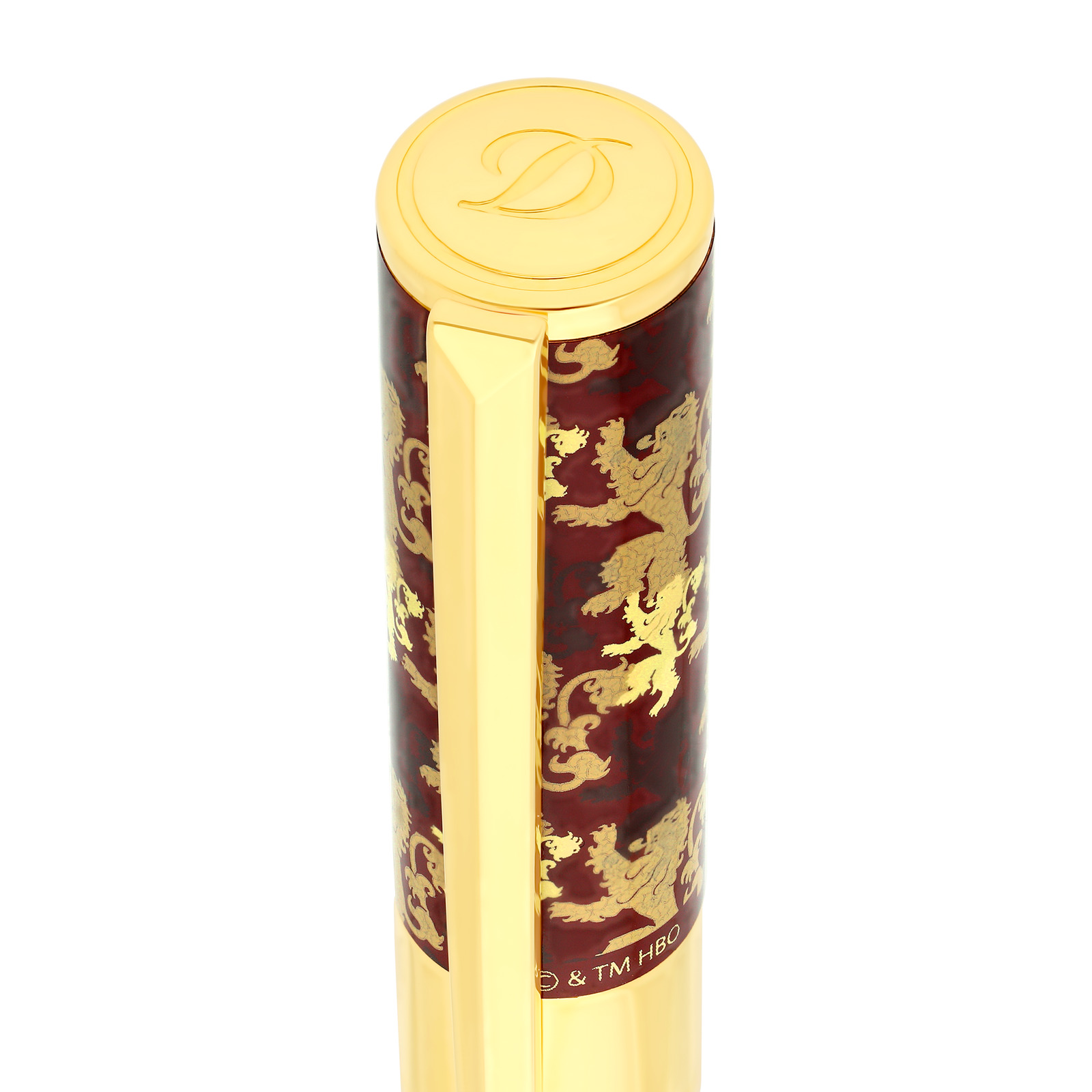 D Initial Rollerball Pen Game of Thrones Burgundy view 4