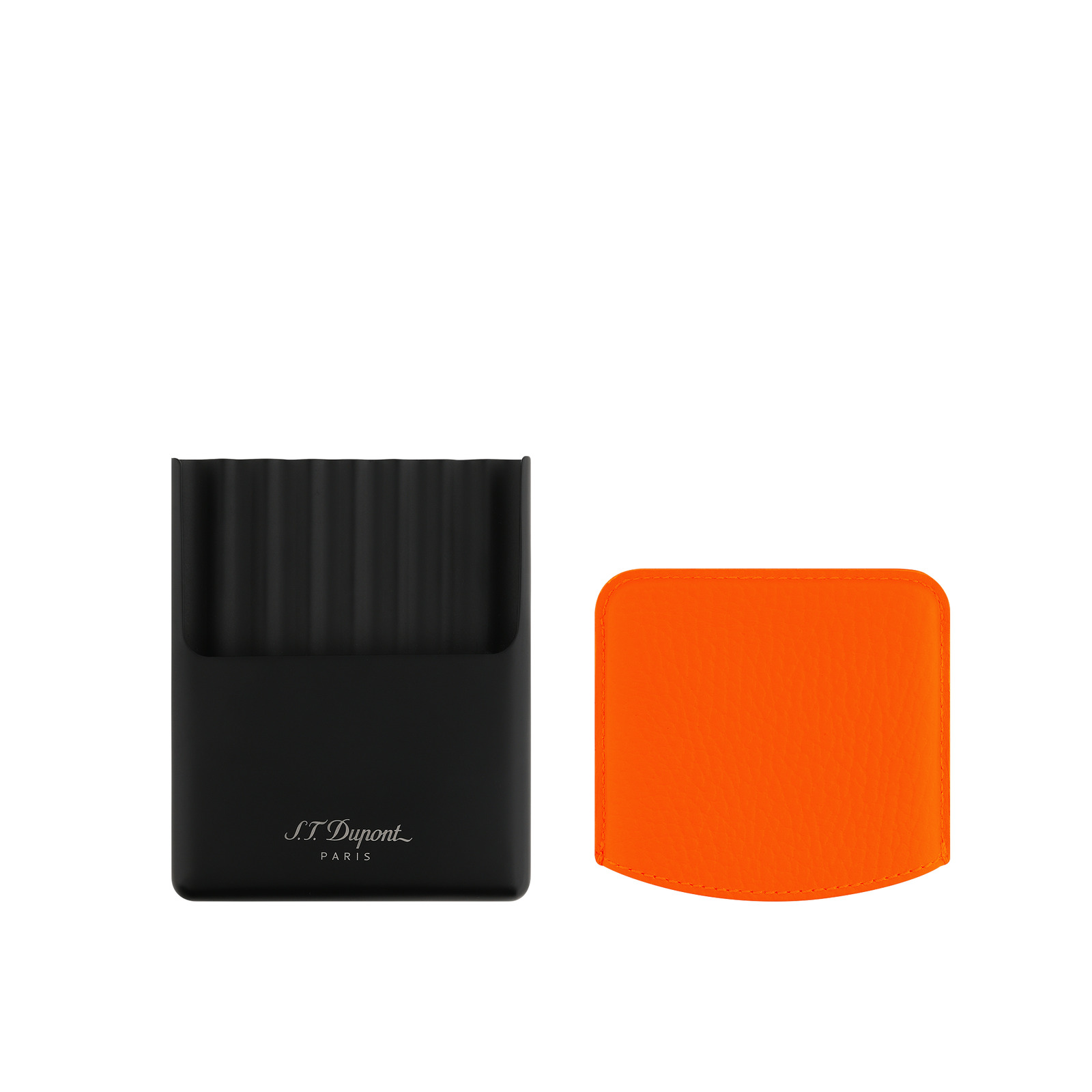 Cigarette case Chrome Neon Orange view 3