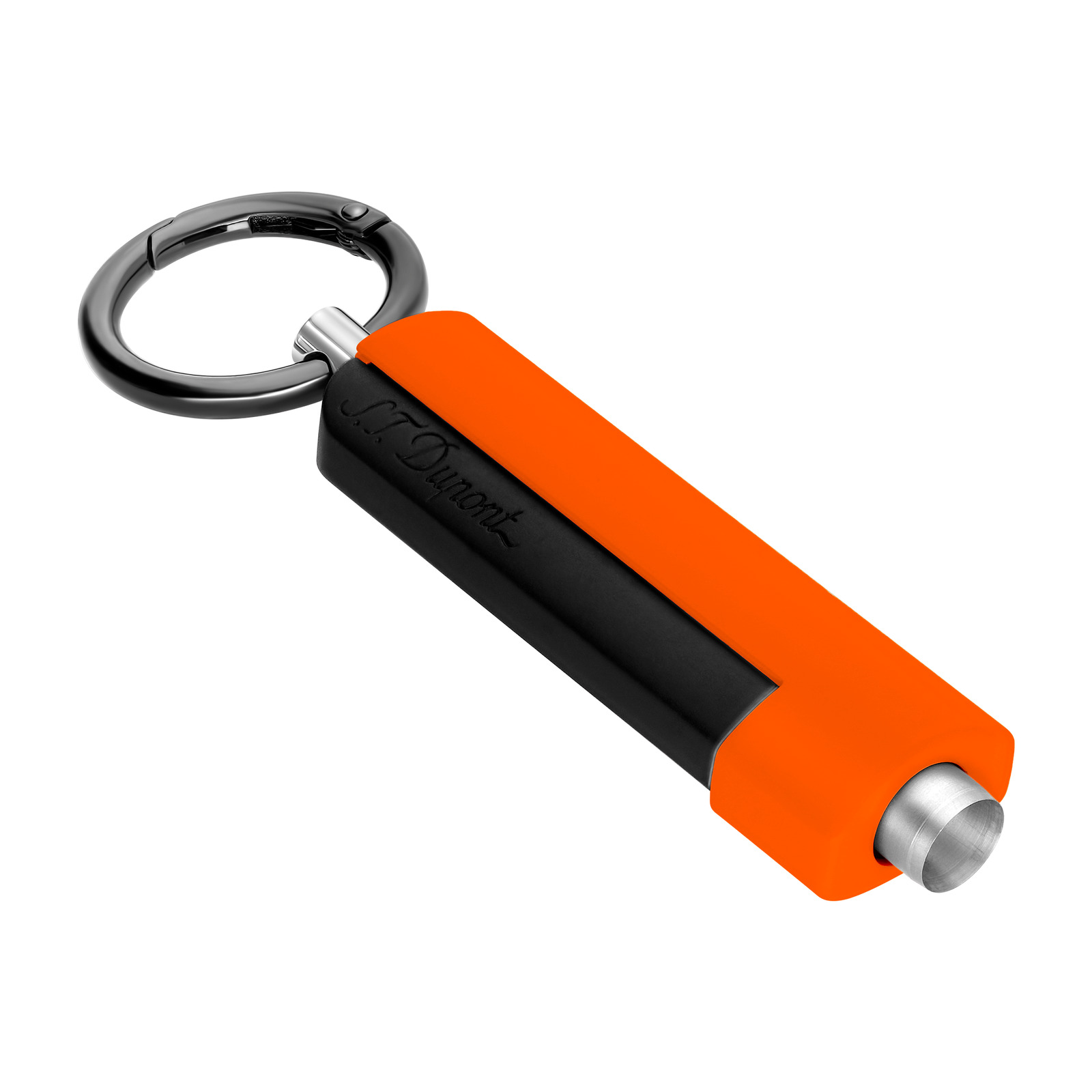 Cigar cutter Chrome Neon Orange view 3