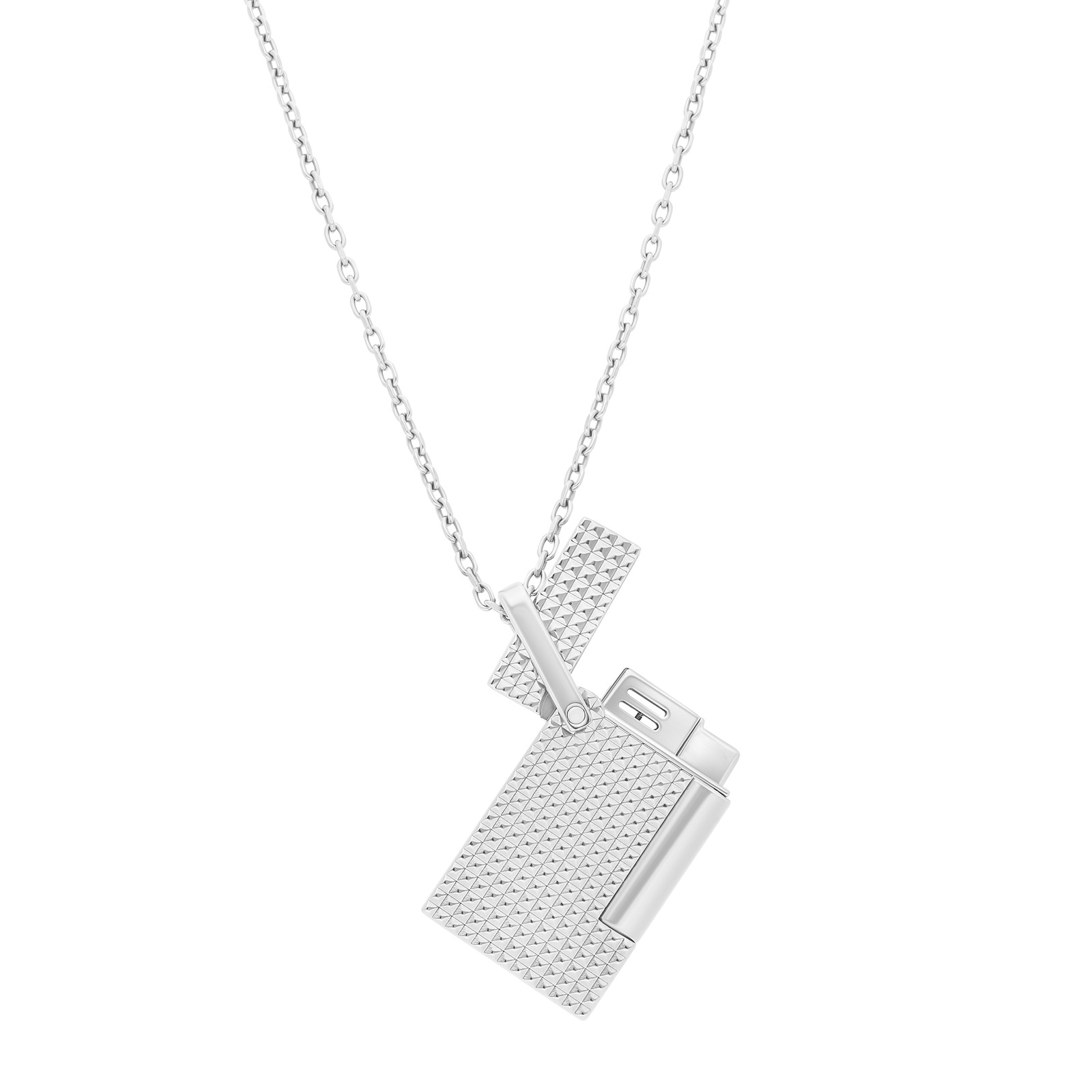 Necklace lighter - Chrome Silver