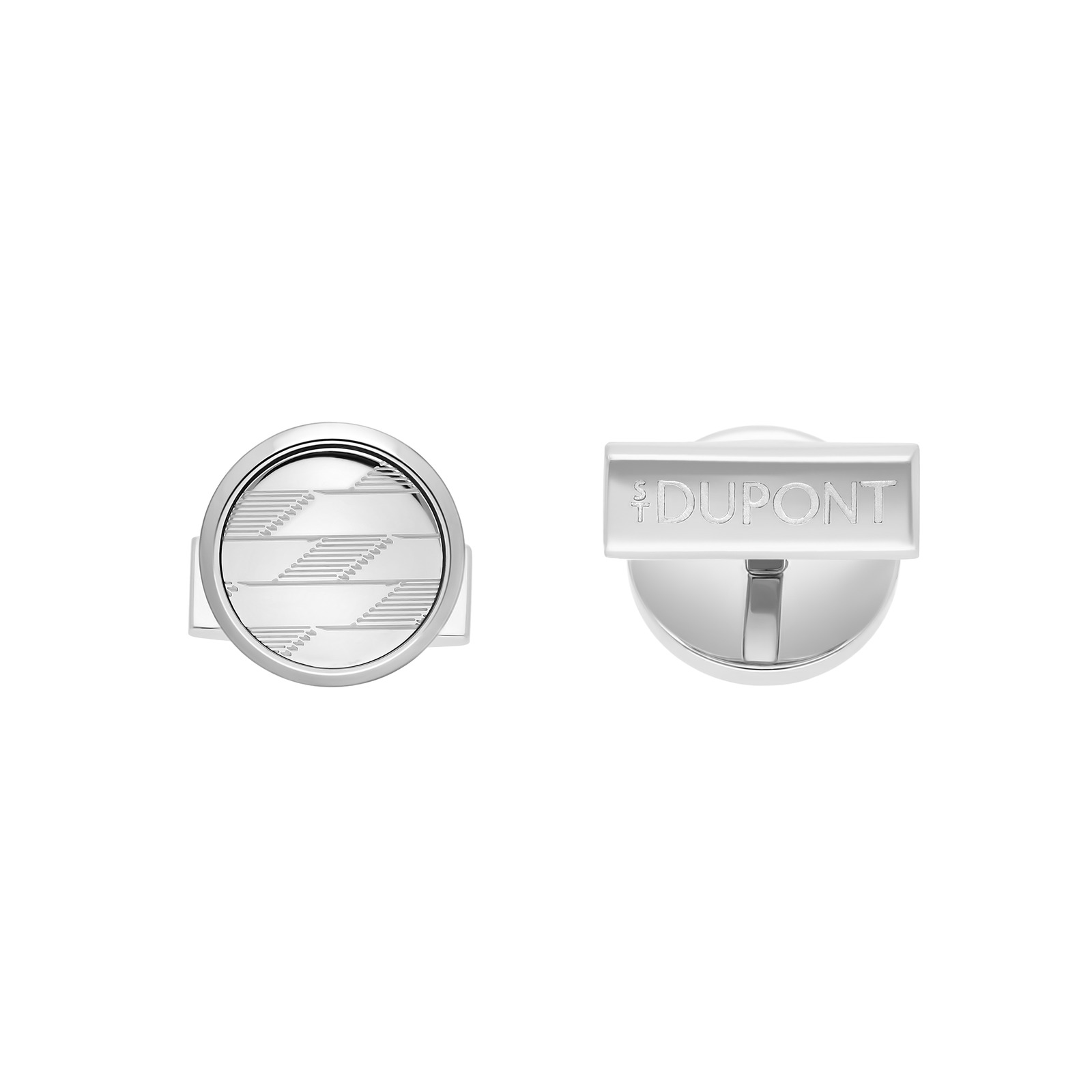 Cufflinks Chrome Monogram 1872 Silver