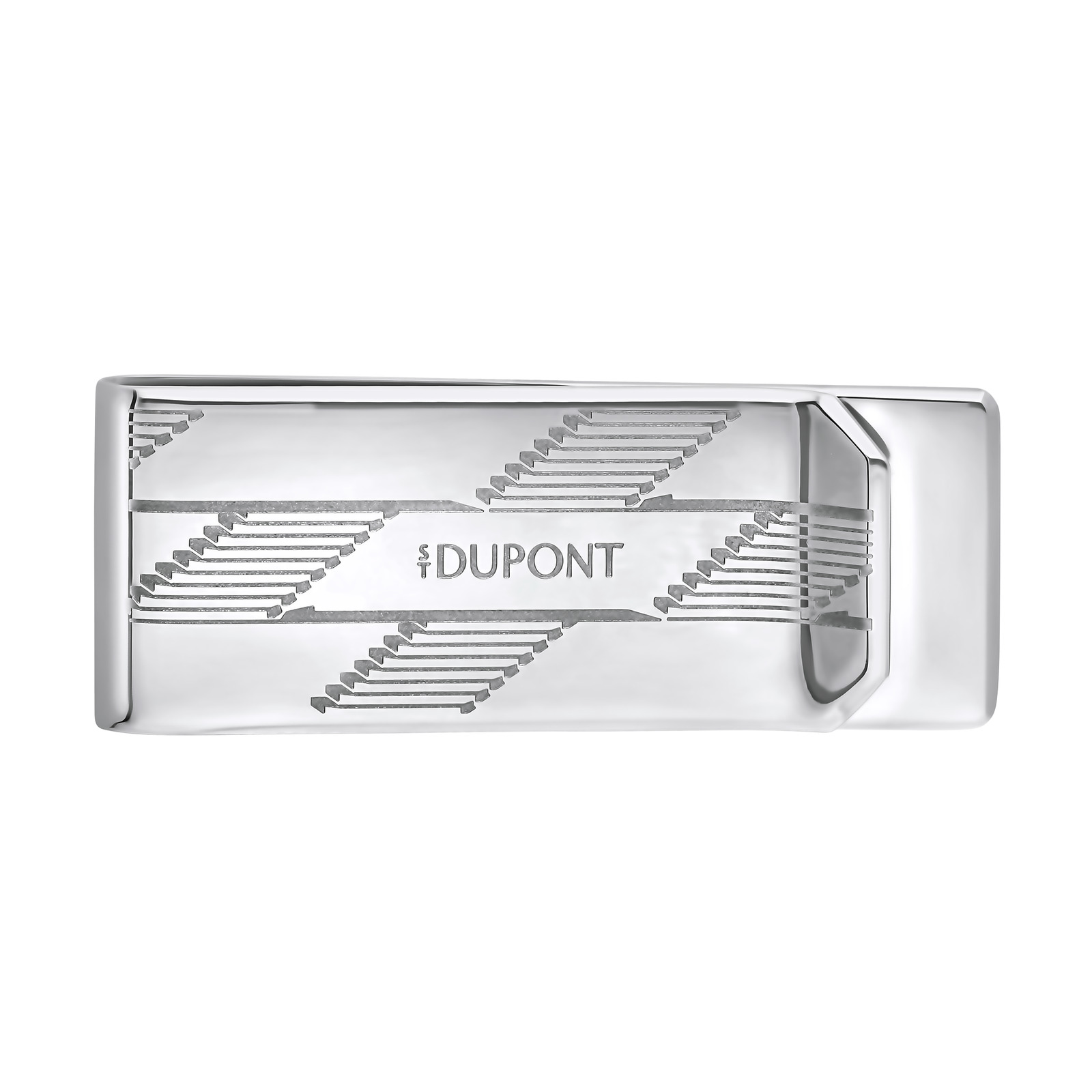 Money clip Chrome Monogram 1872 Silver view 2