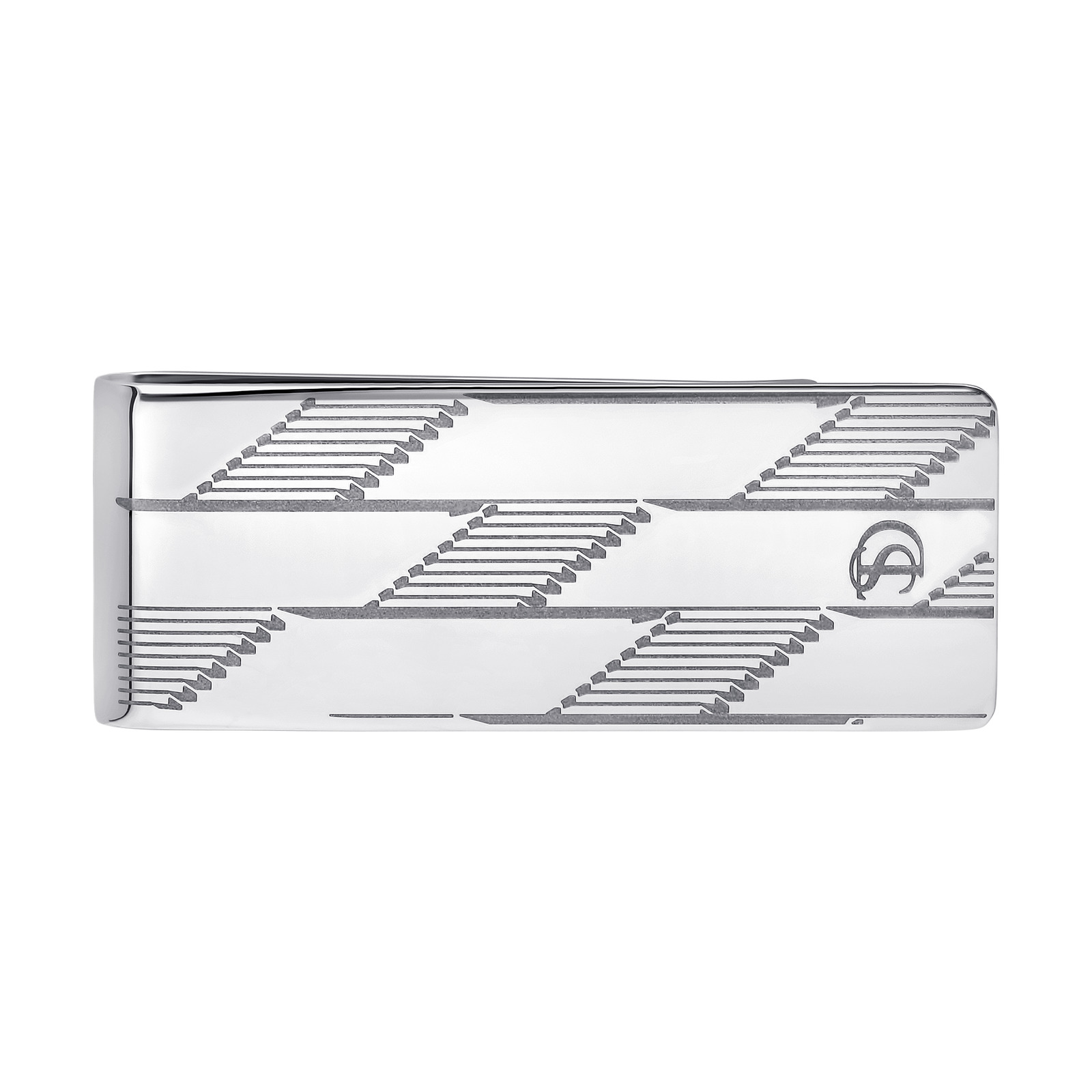 Money clip Chrome Monogram 1872 Silver