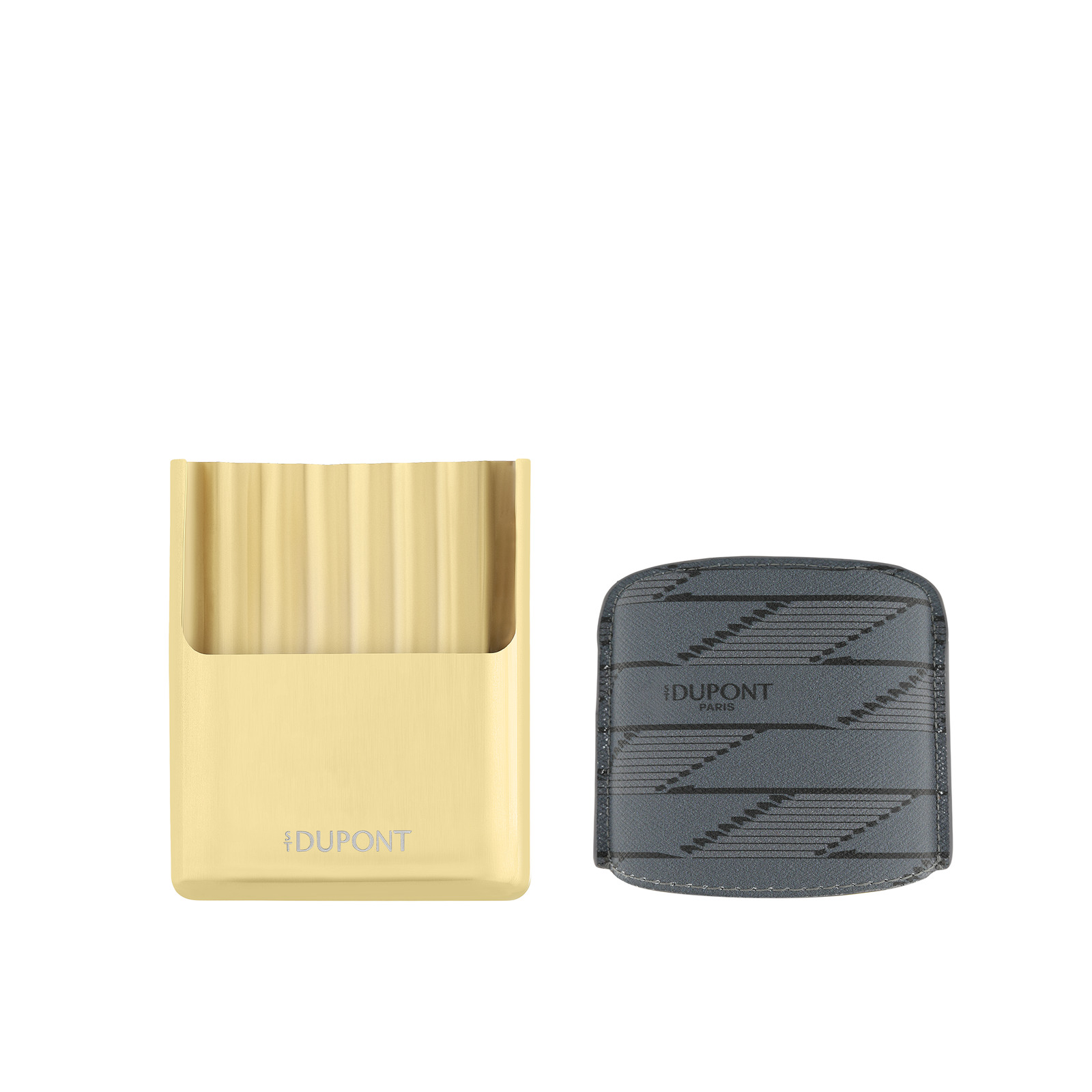 Cigarette case Coated canvas case monogram 1872 black view 3