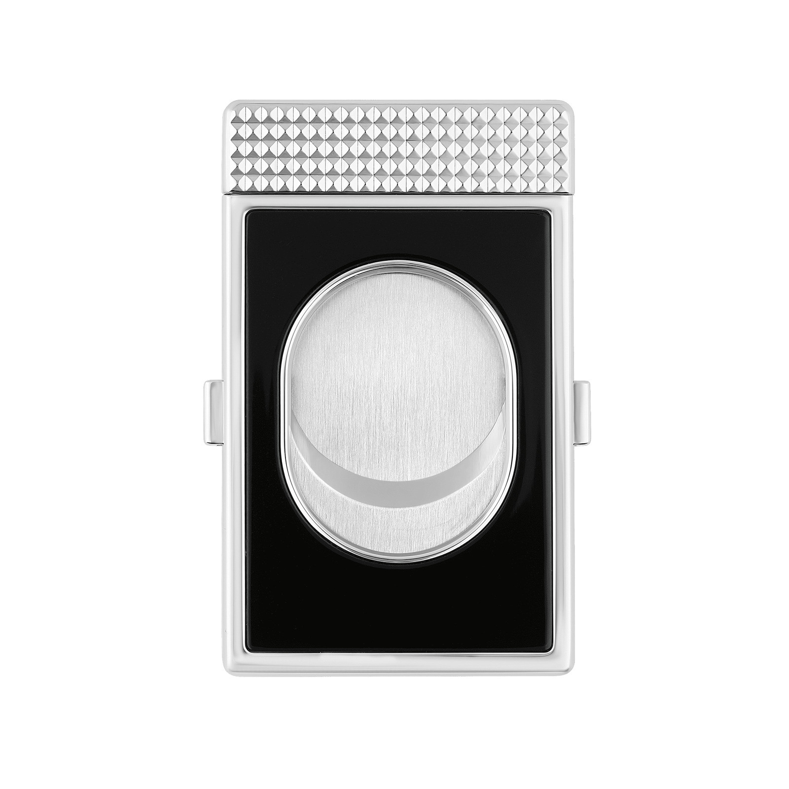 cigar cutter Cigar stand slim  silver view 2