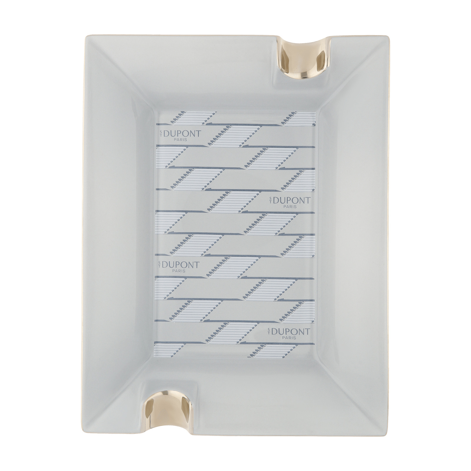 Ashtray Porcelain monogram 1872 light grey