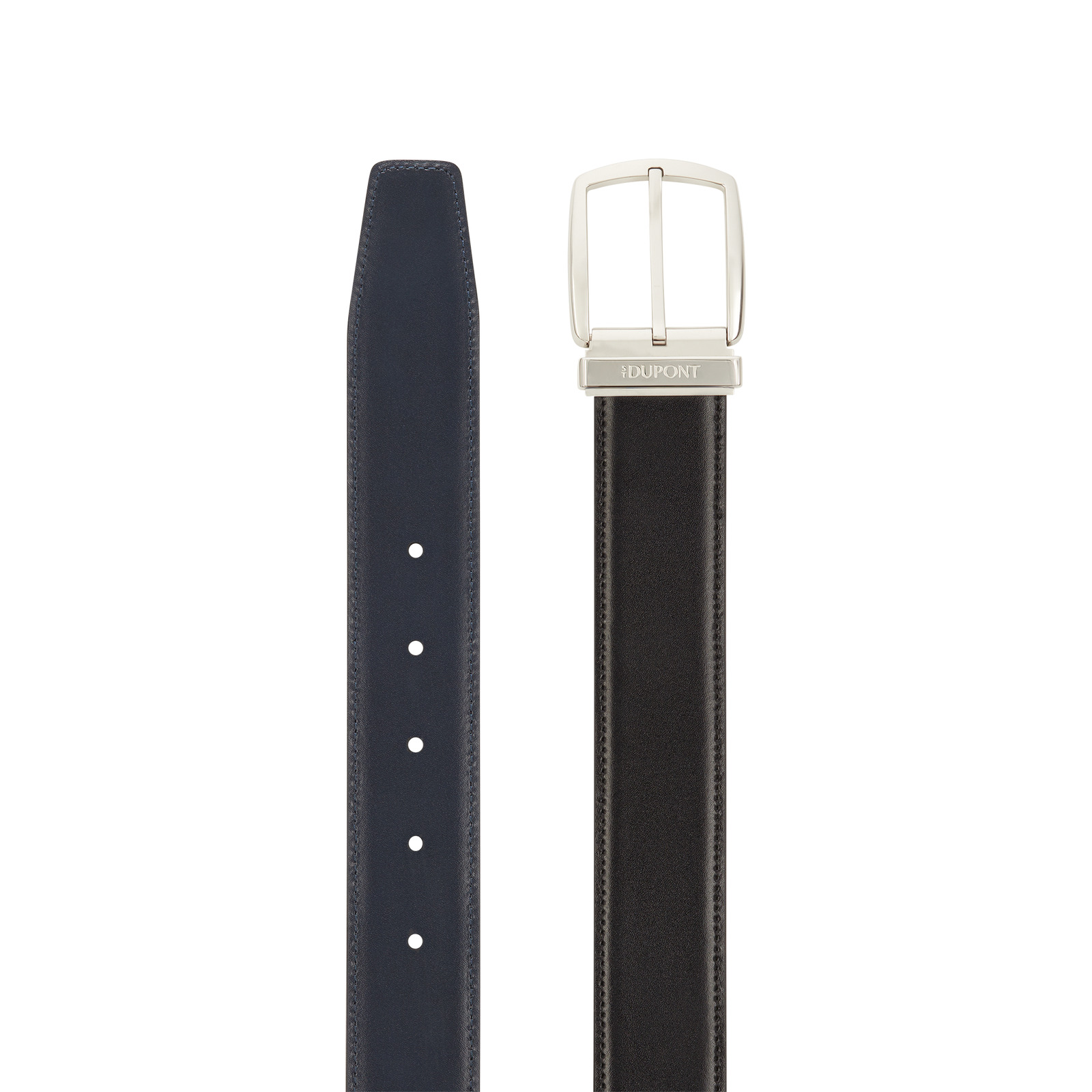 Line D Reversible belt BLACK/DARK BLUE view 2
