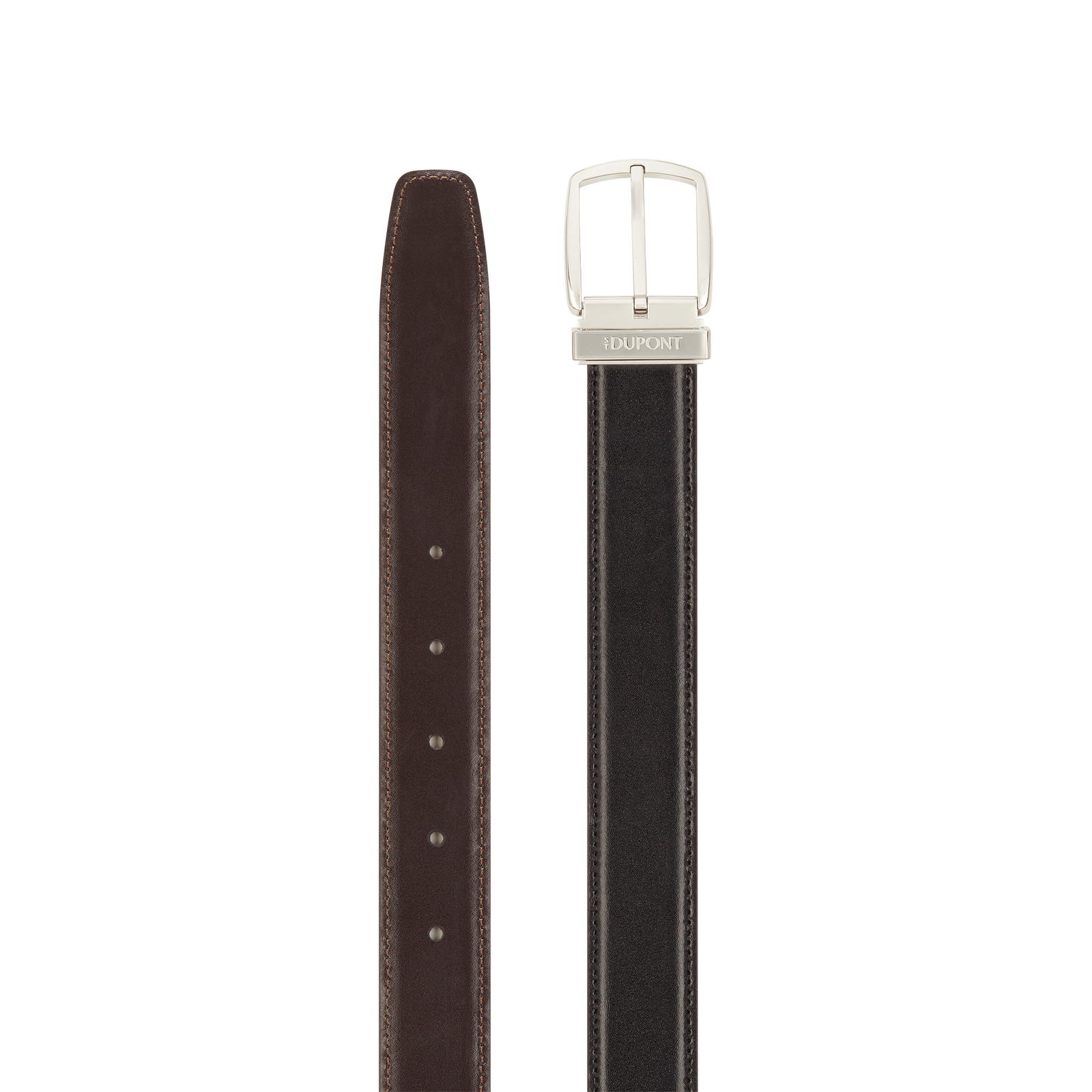 Line D Reversible belt BLACK/BROWN view 2