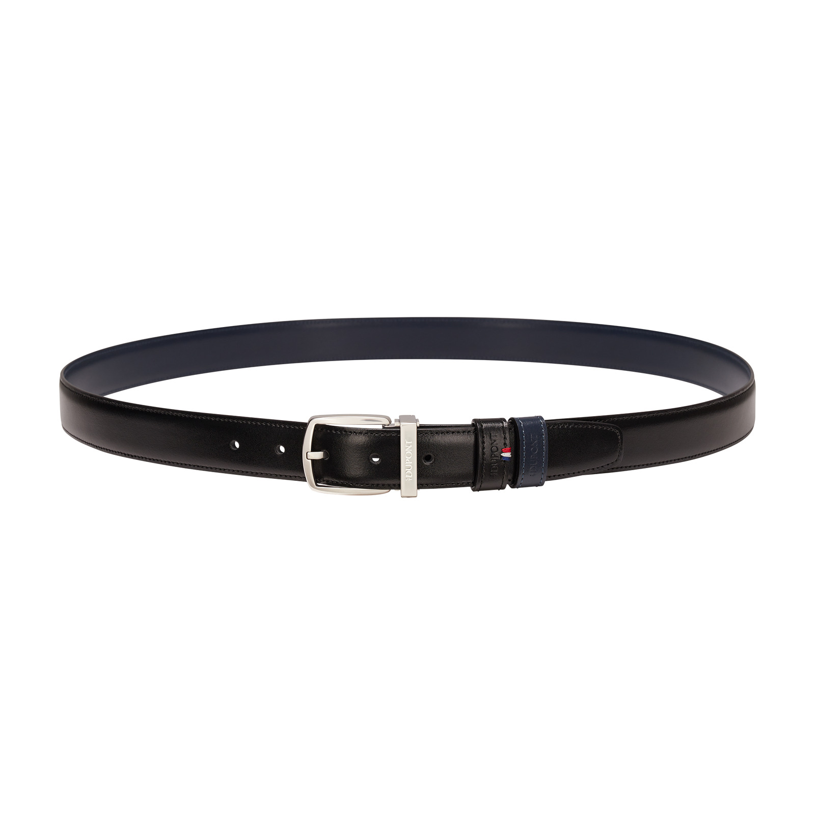 Line D Reversible belt BLACK/DARK BLUE