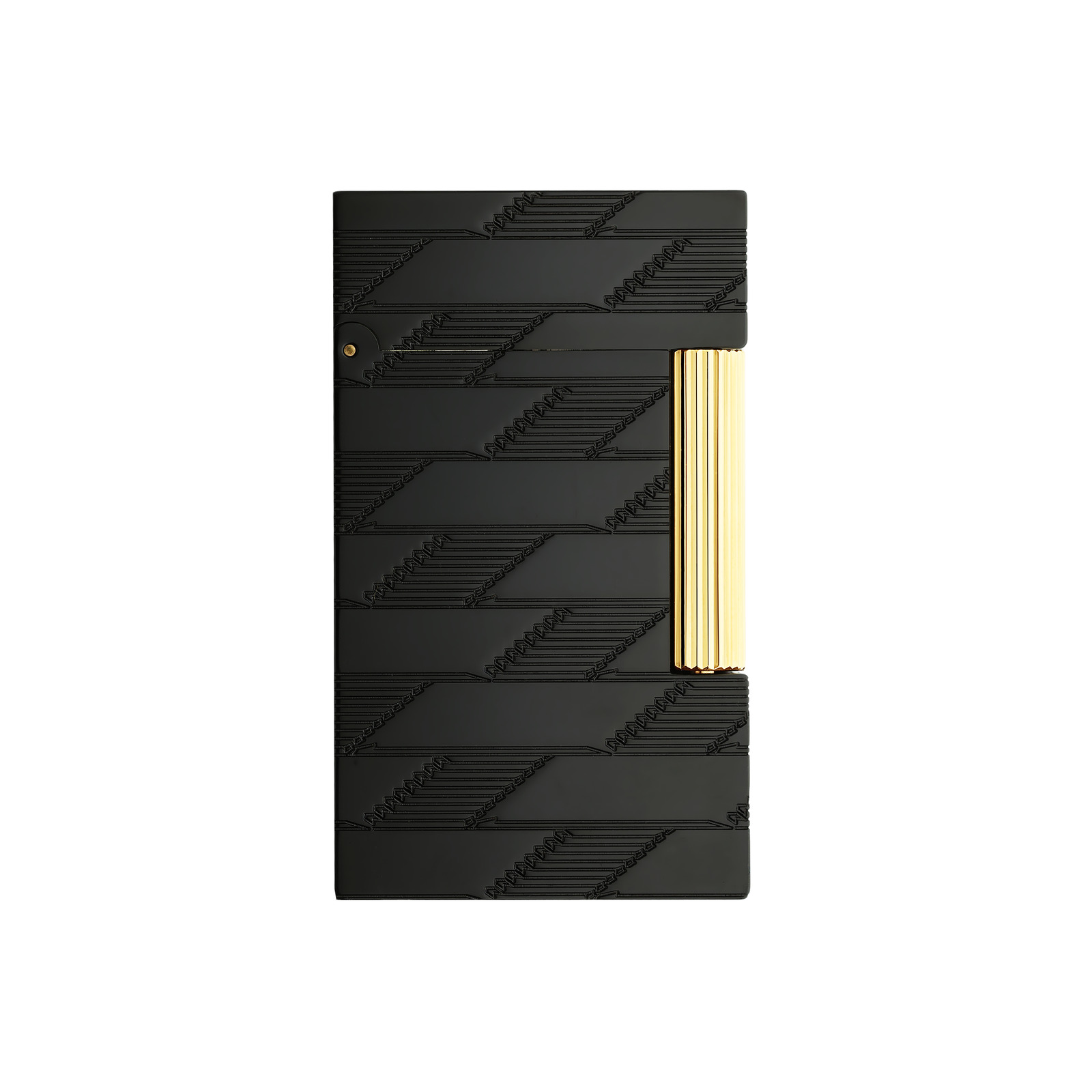 Ligne 2 Guilloche Lighter Monogram 1872 Black