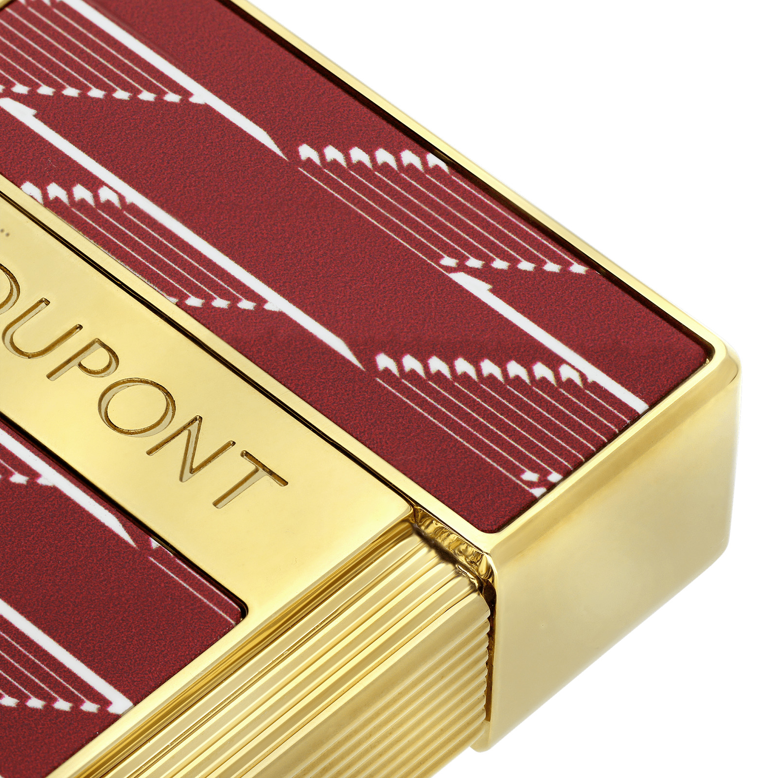 Biggy Lacquered lighter Monogram 1872 Burgundy view 2